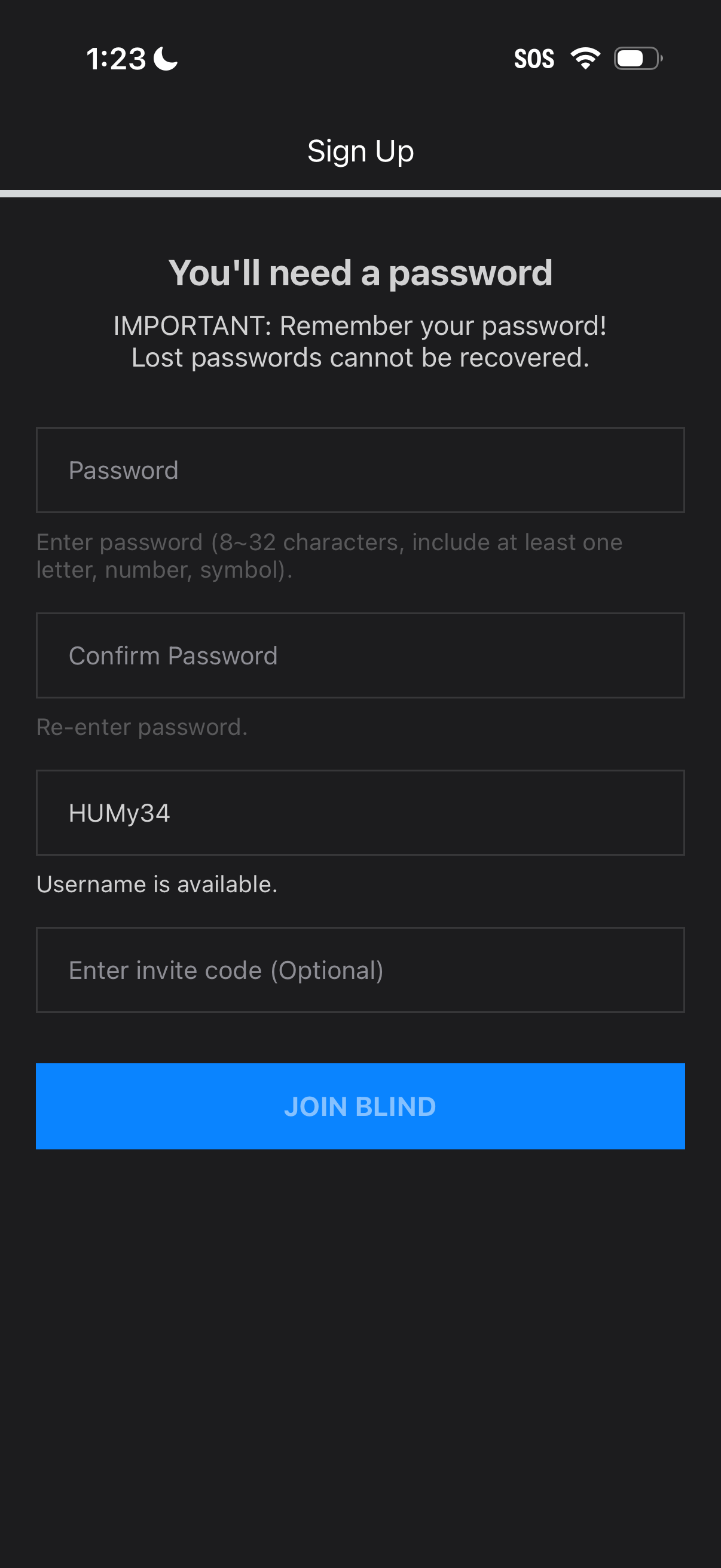 blind app screenshot 8
