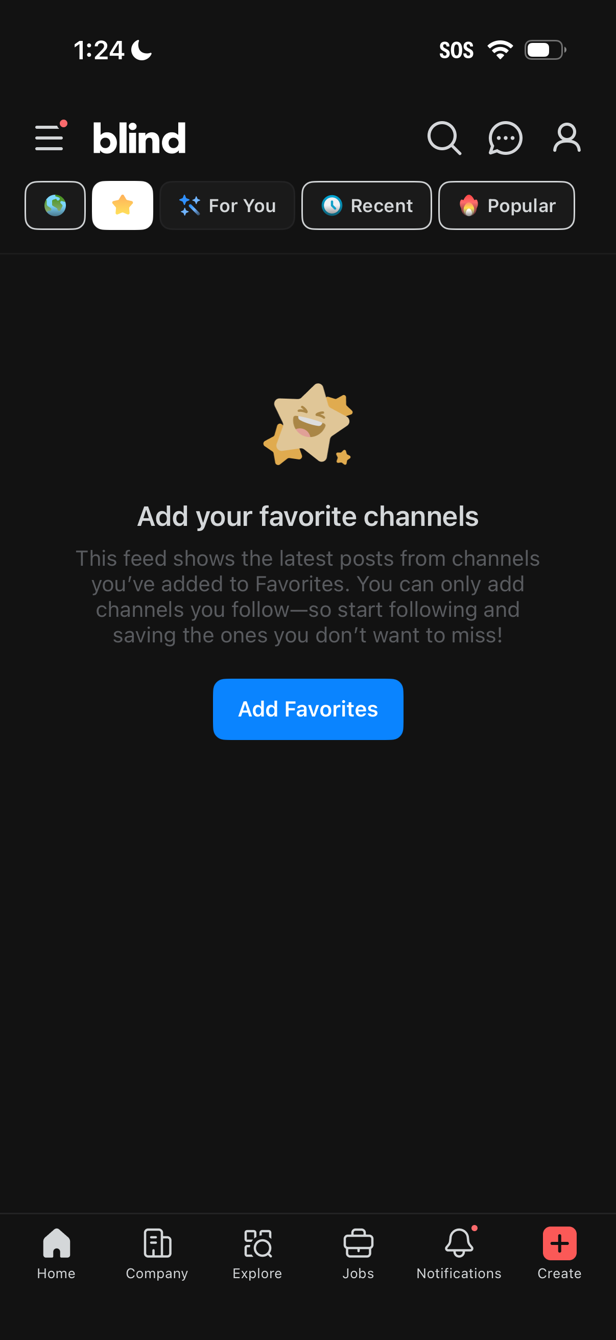 blind app screenshot 1
