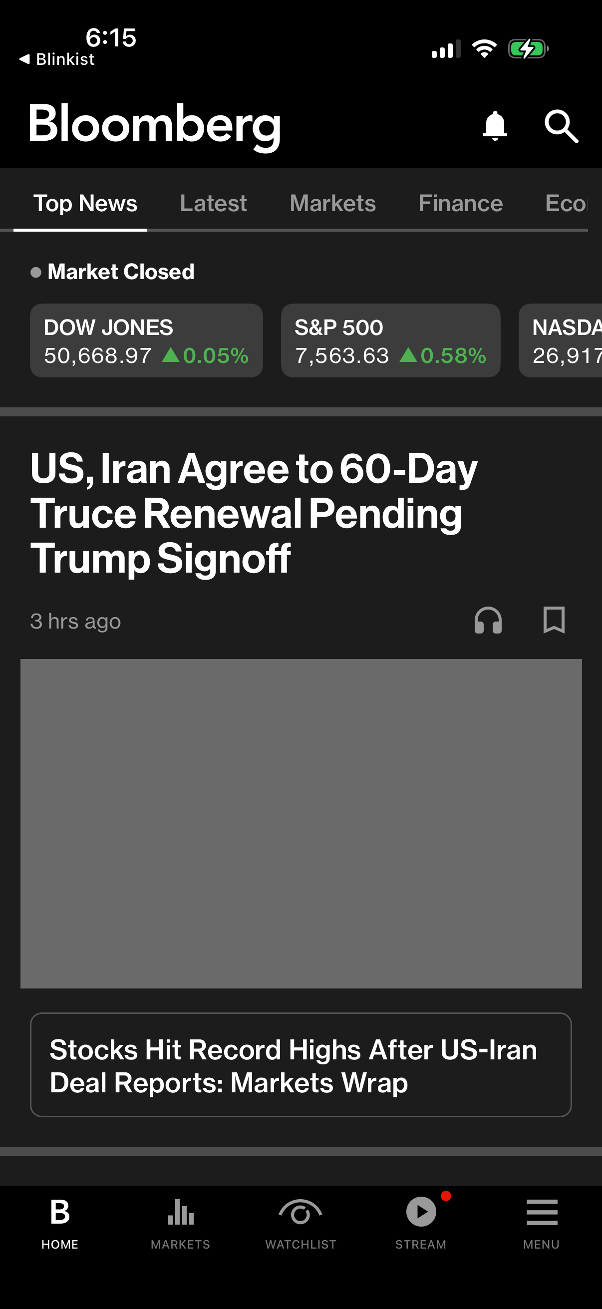 bloomberg app screenshot 2