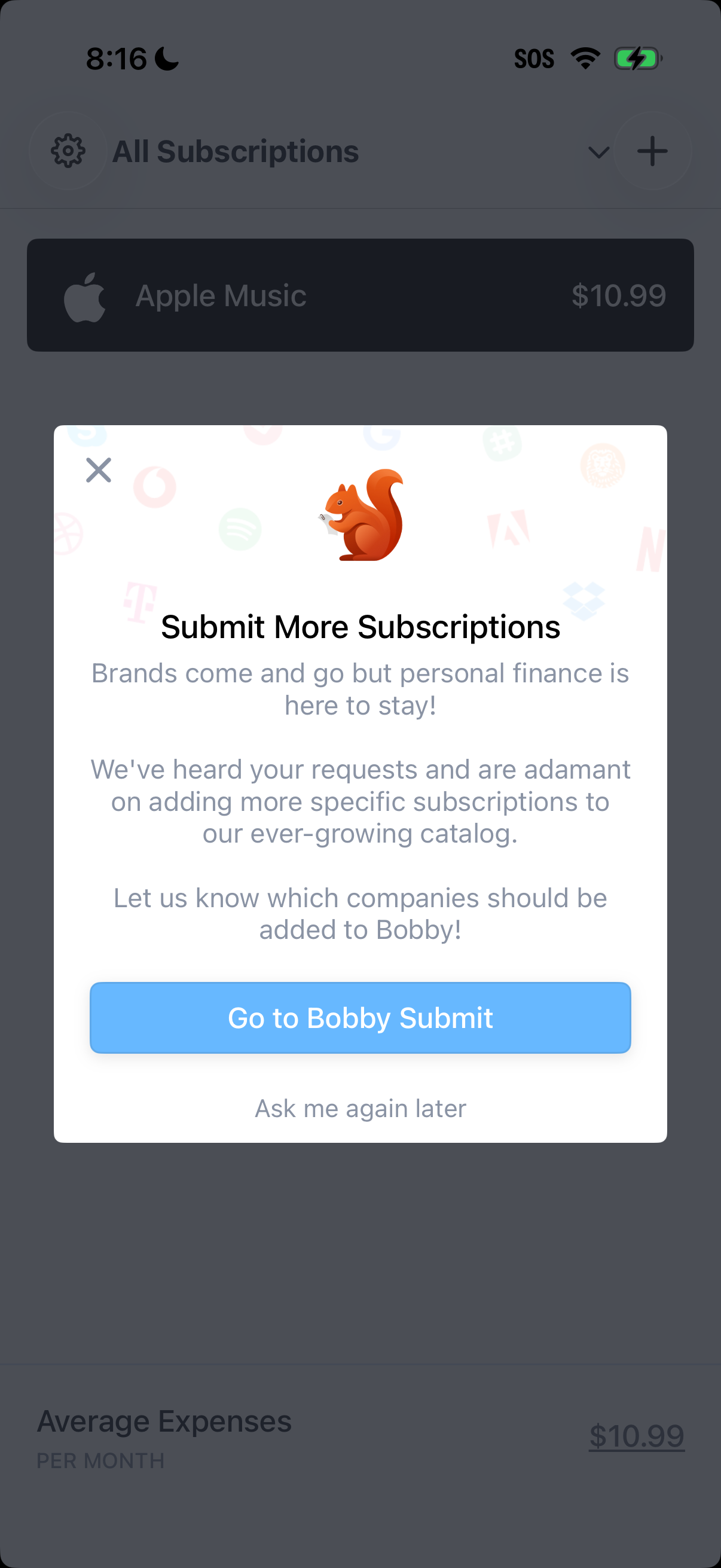 Bobby app screenshot 2