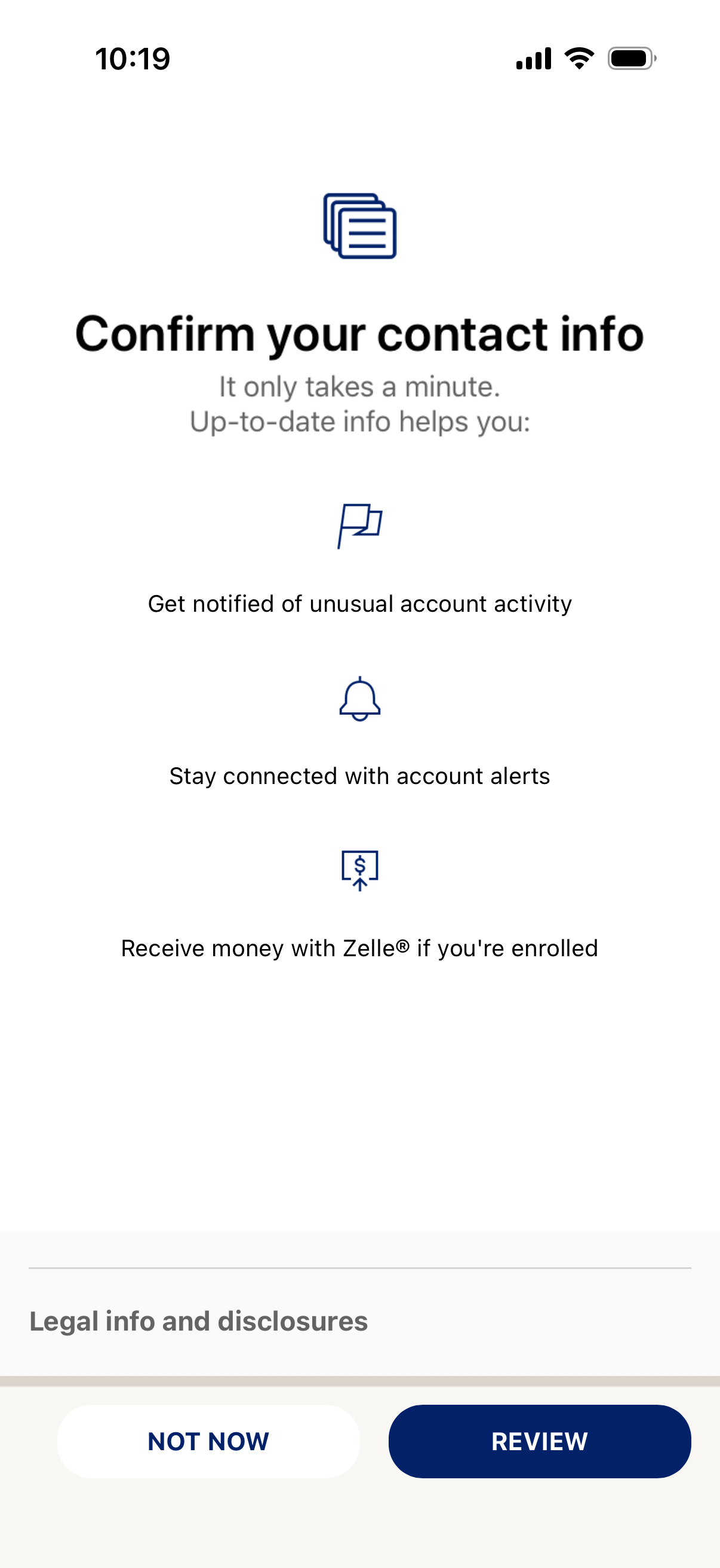 bofa app screenshot 2