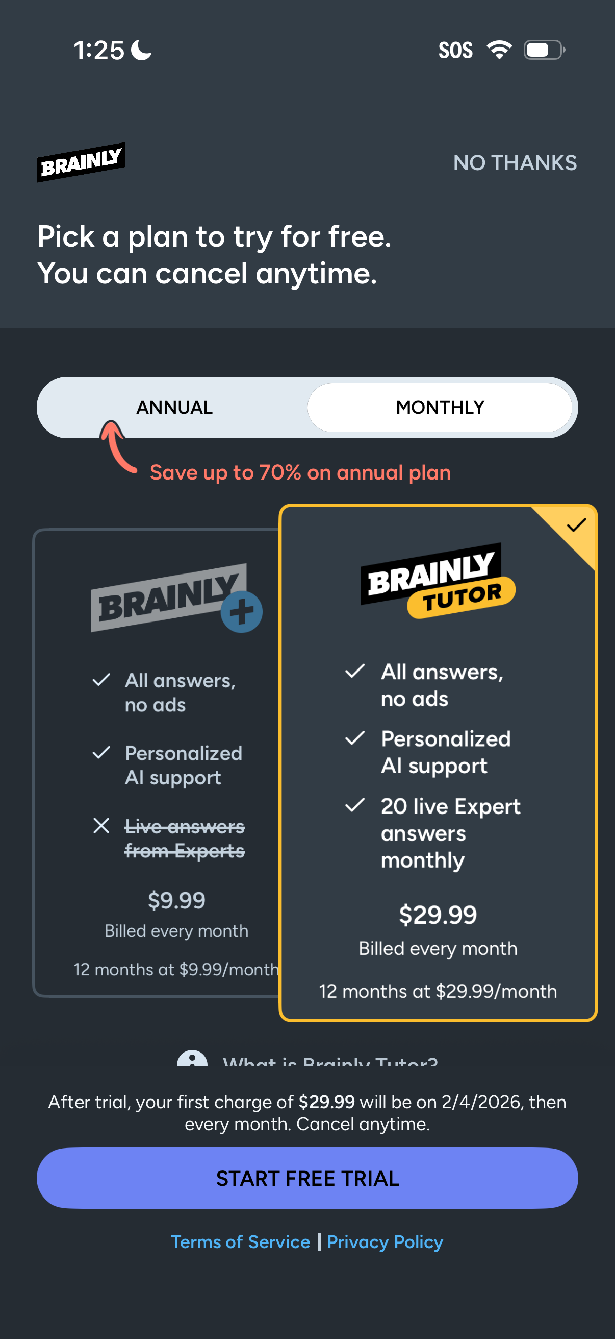 brainly app screenshot 4
