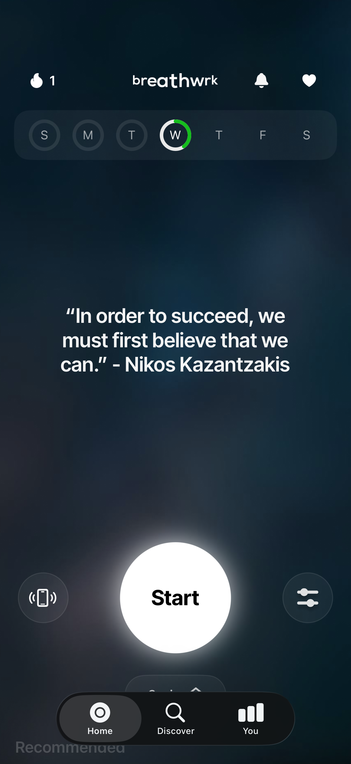 breathwrk app screenshot 1