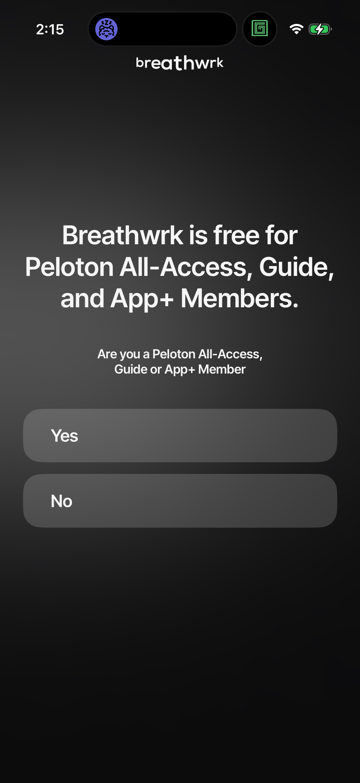 Step 3 of breathwrk Onboarding 2