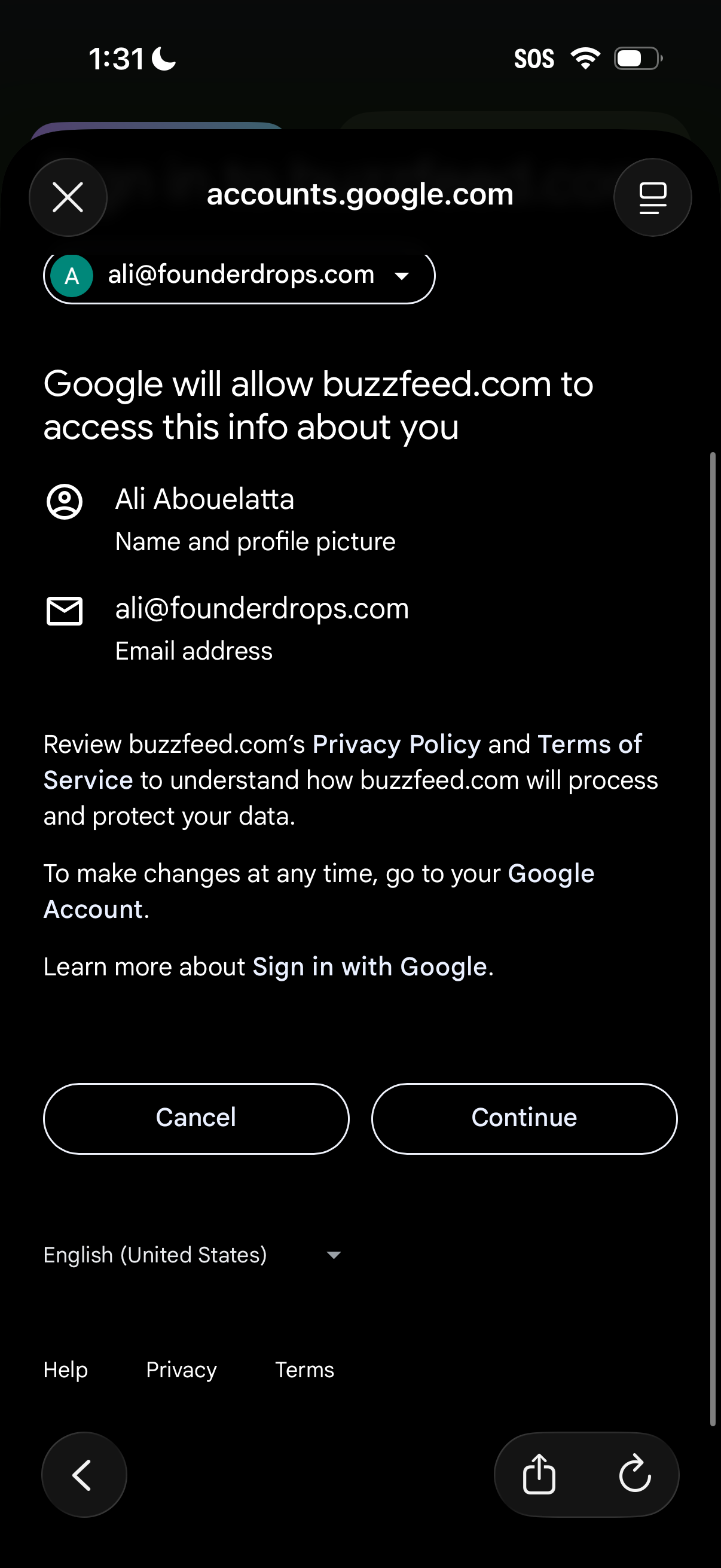 buzzfeed app screenshot 1