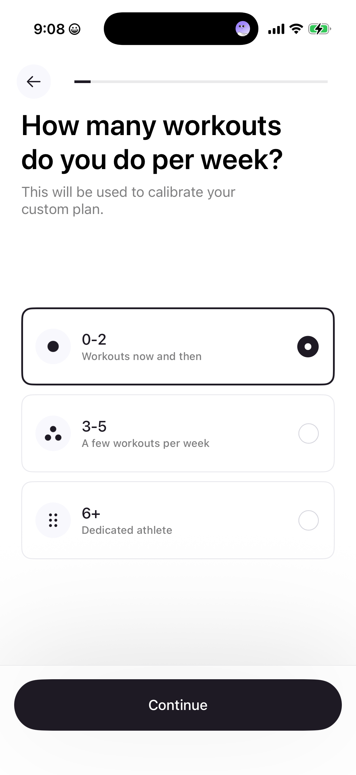 Step 4 of Cal Ai Onboarding