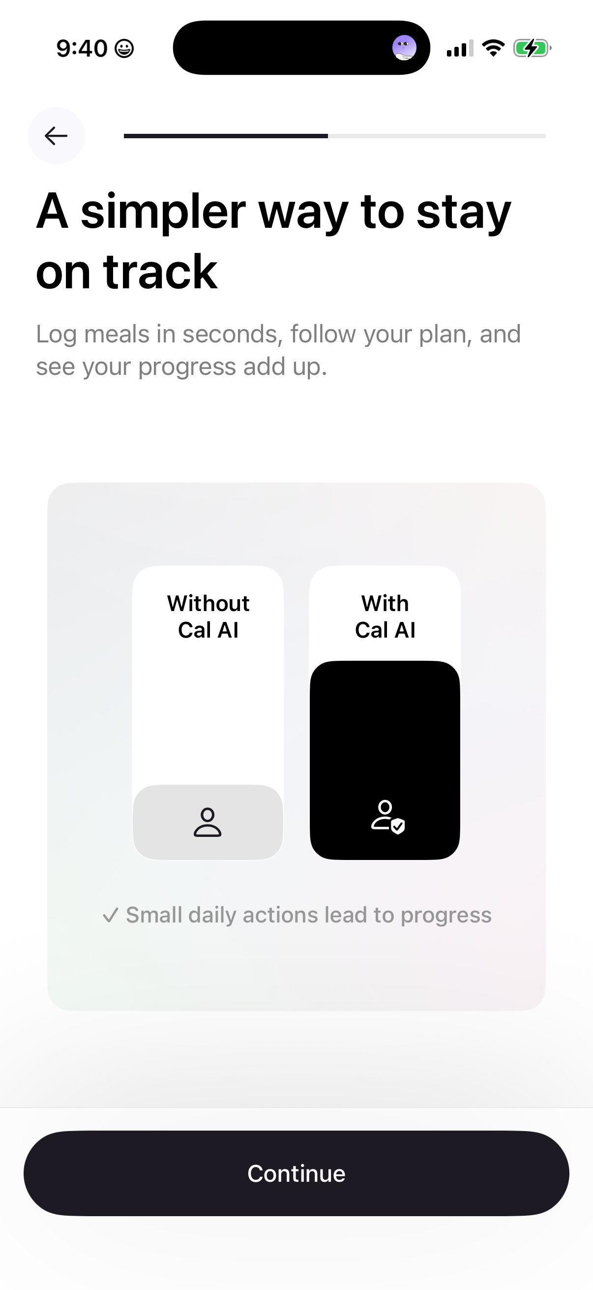 Meal-logging value proposition