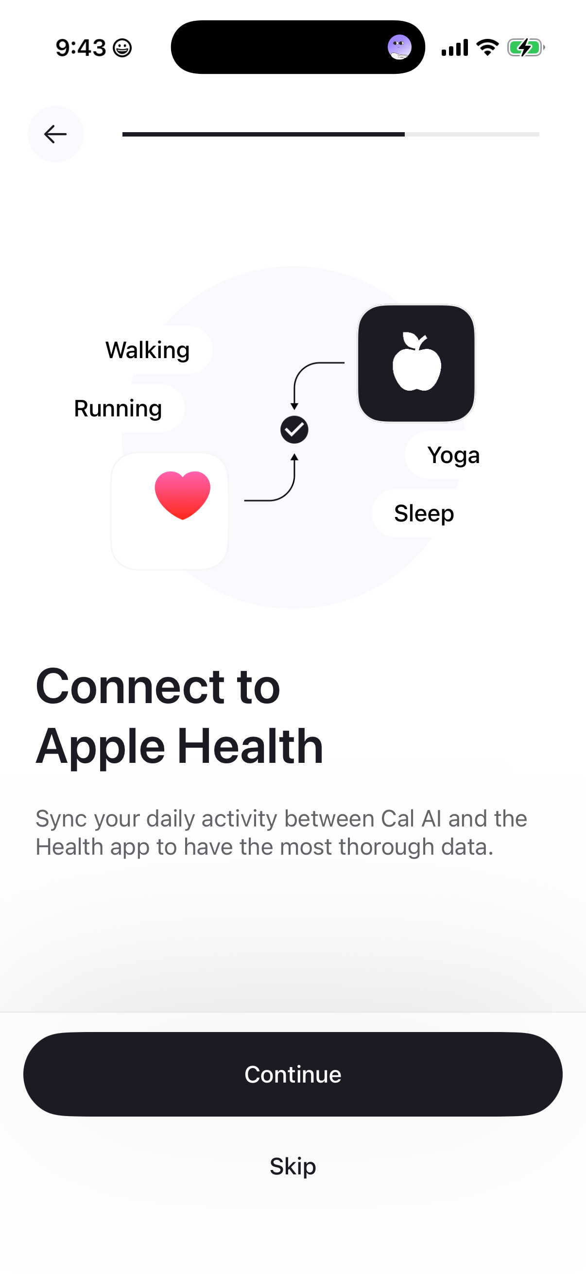 Apple Health connection
