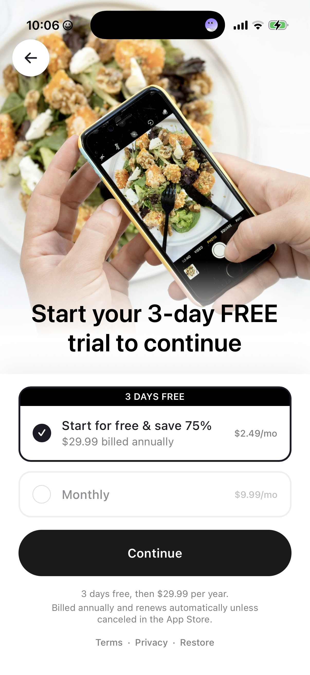 Cal Ai app screenshot 3