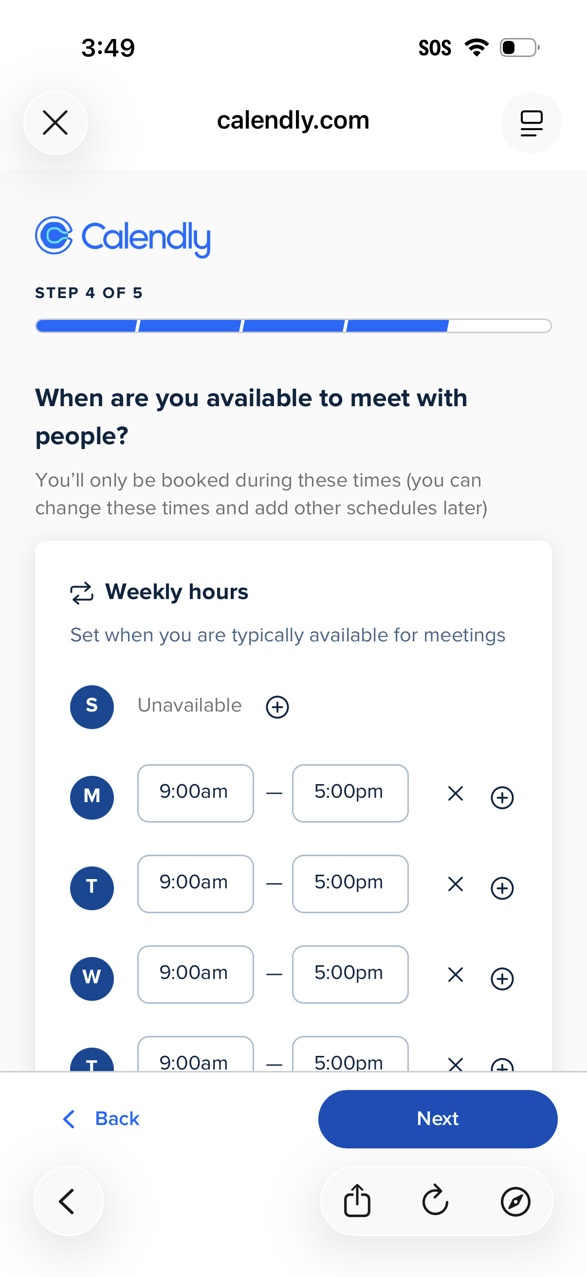 calendly app screenshot 3