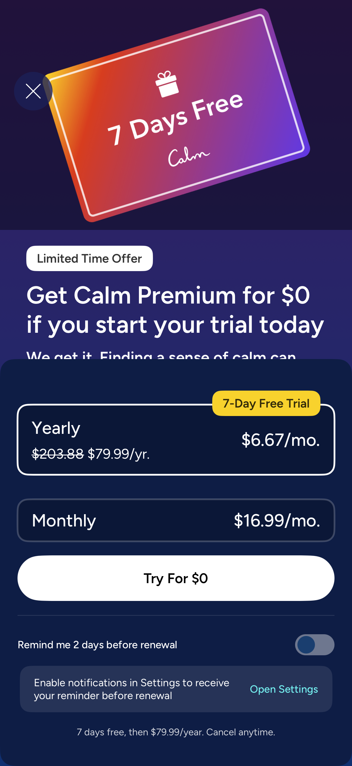 calm app screenshot 4