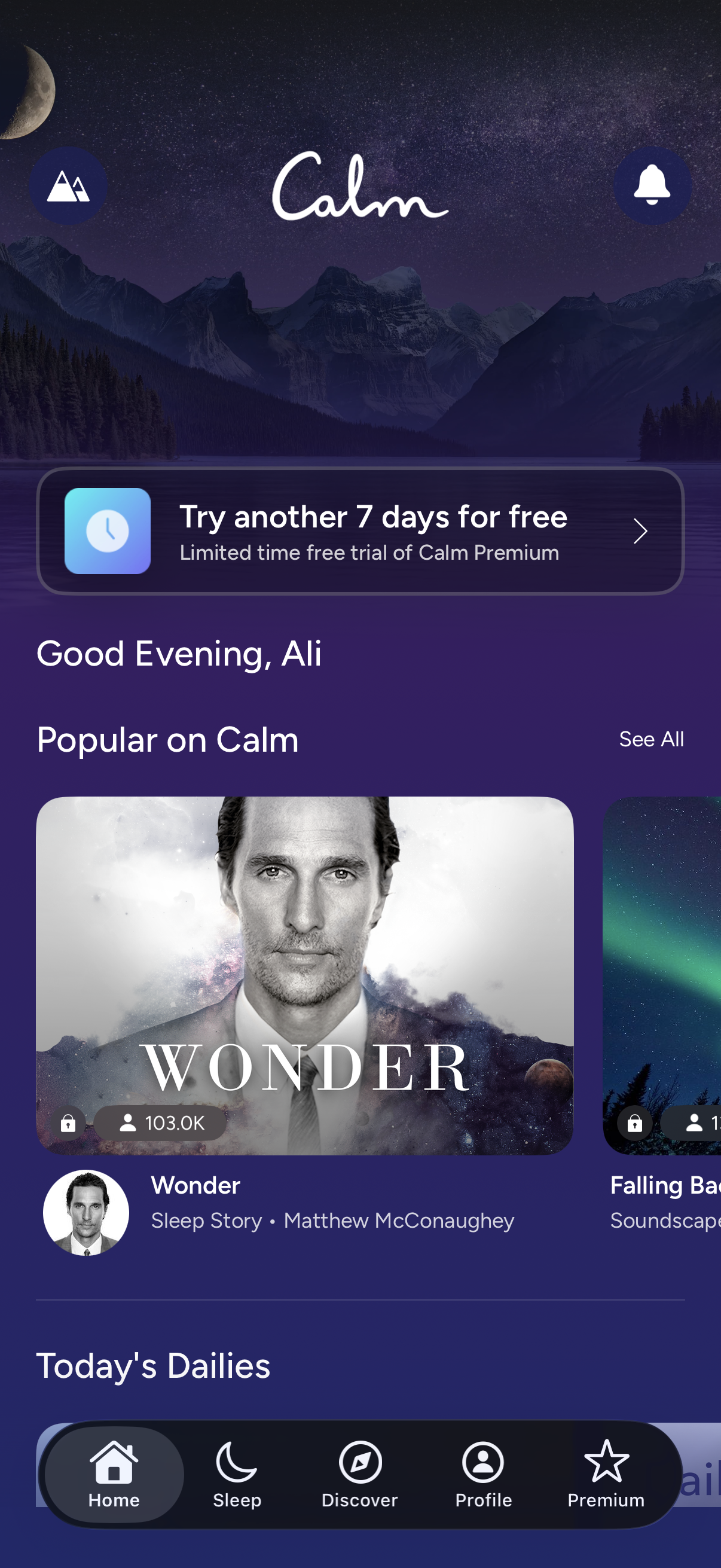 calm screen