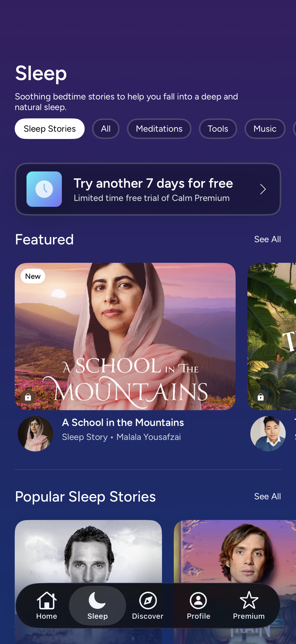 Step 2 of calm Main_tabs