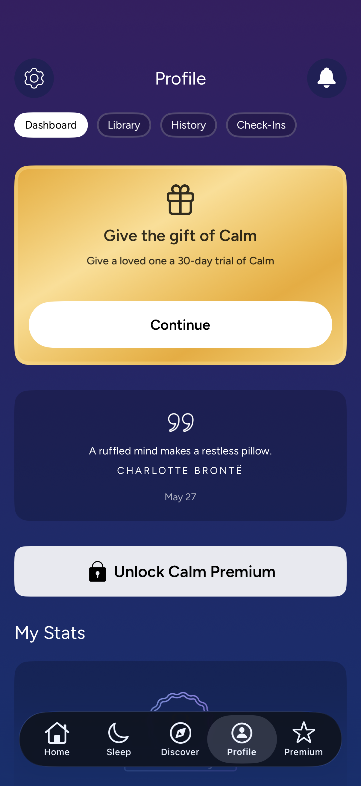 Step 4 of calm Main_tabs