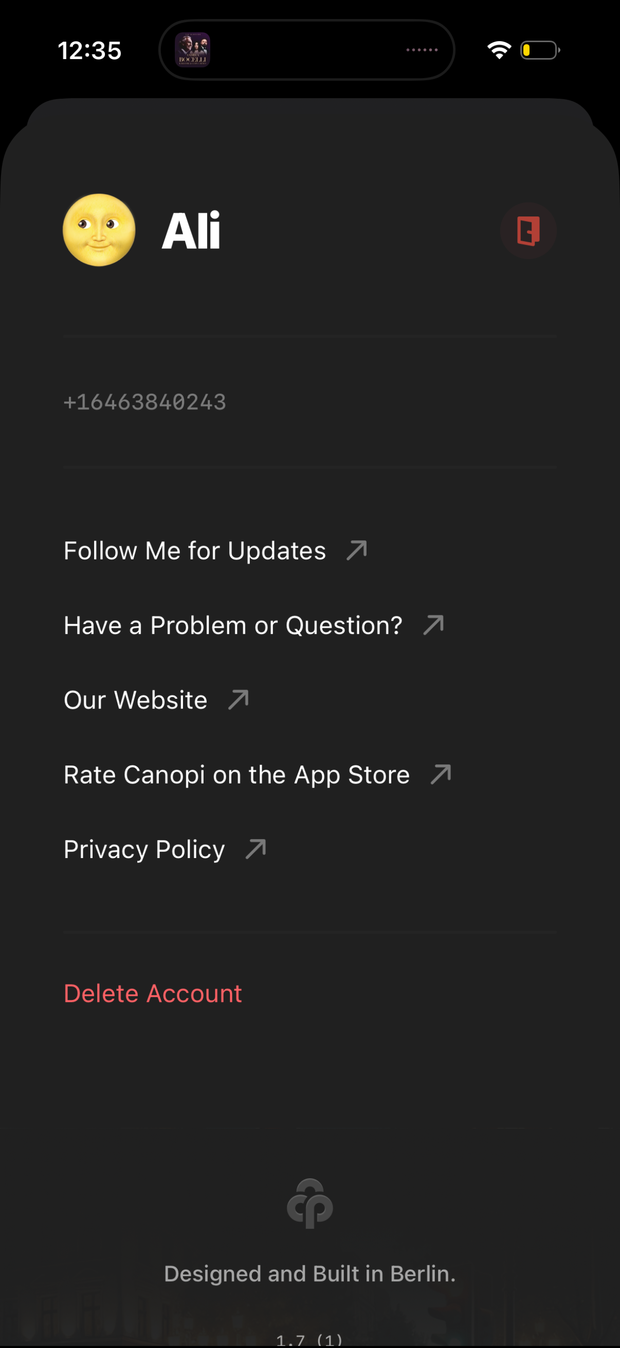 canopi app screenshot 1