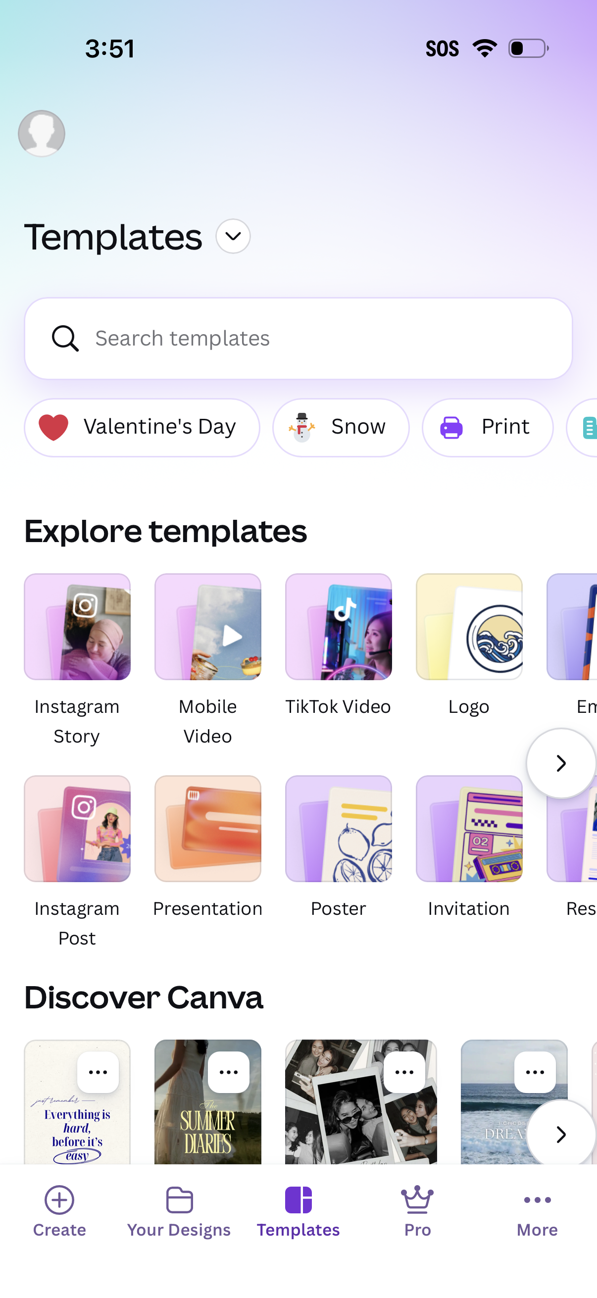 canva app screenshot 1