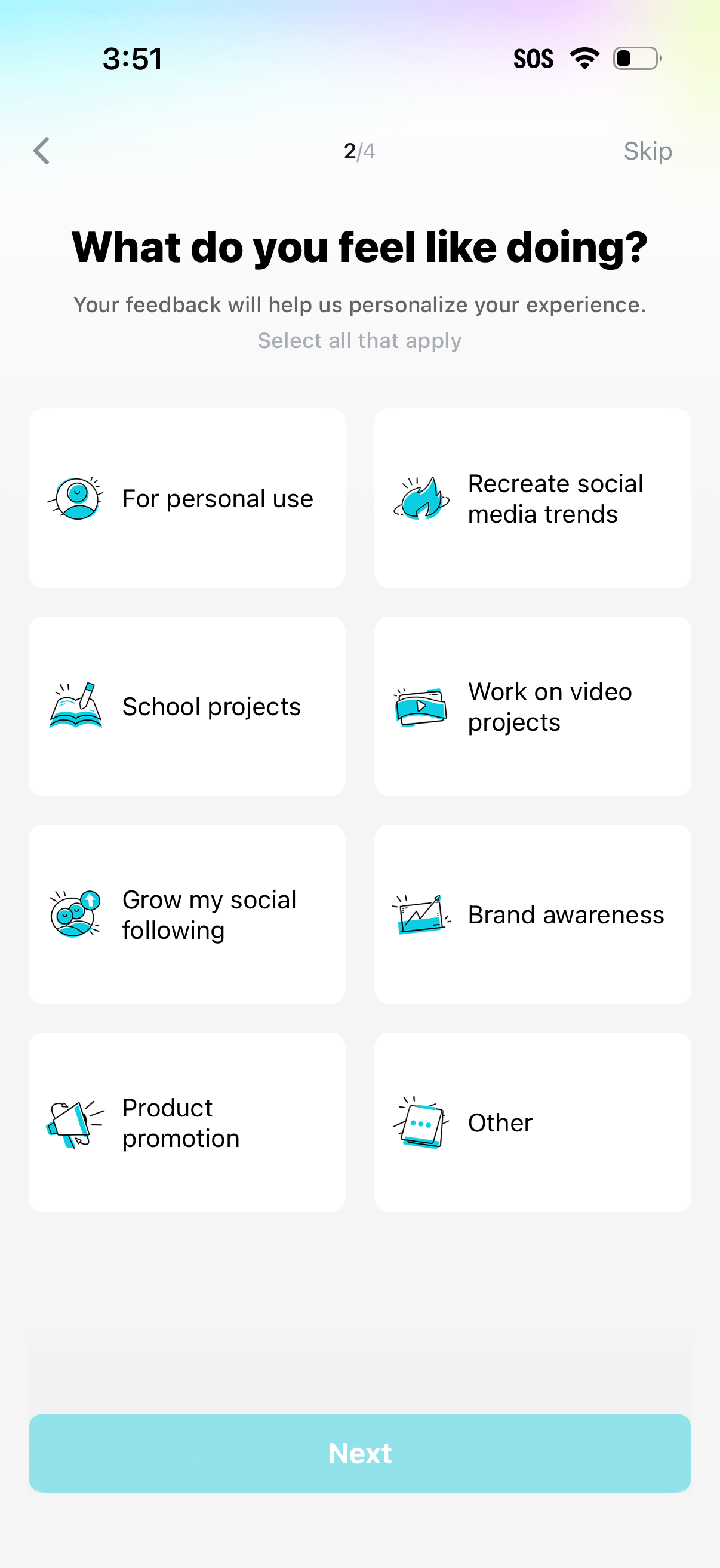 capcut app screenshot 2