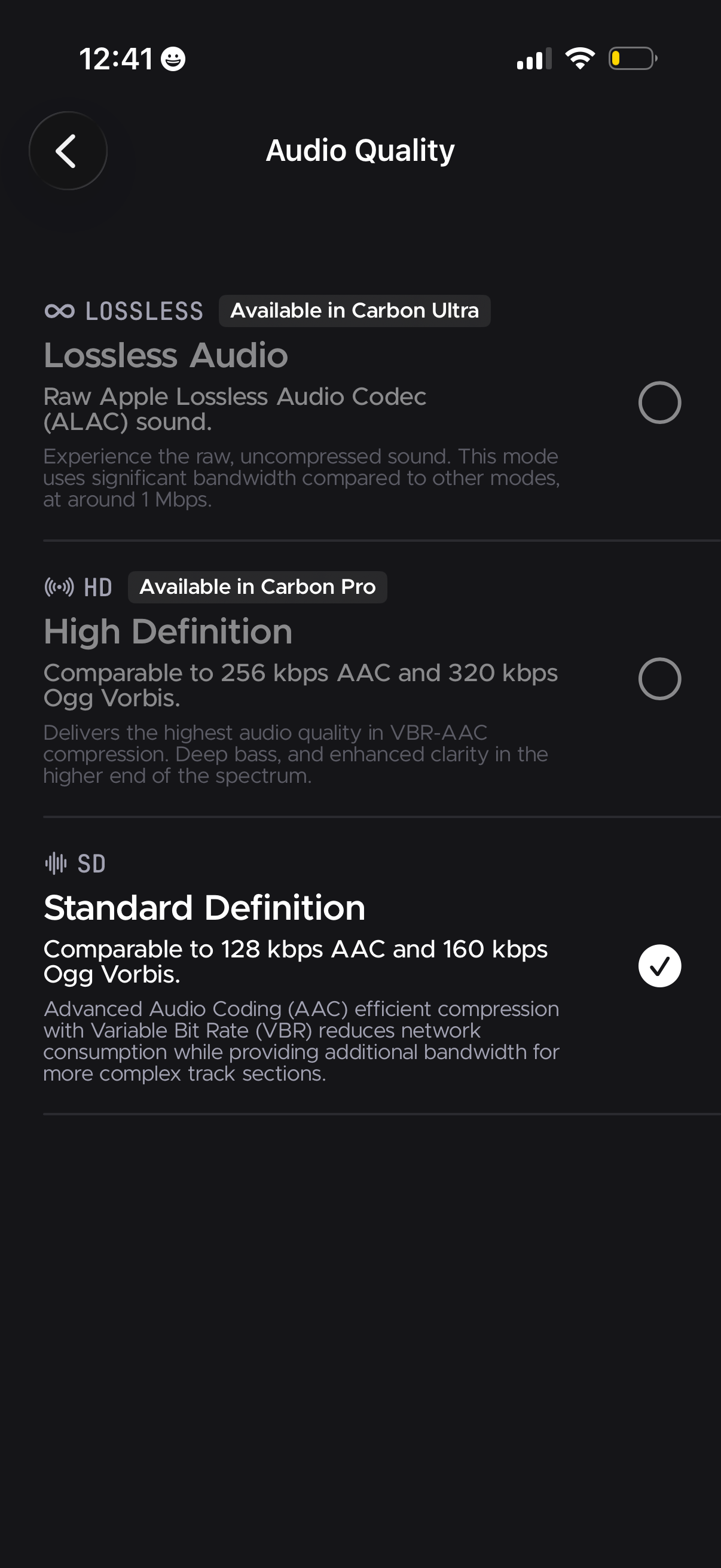 carbon app screenshot 1
