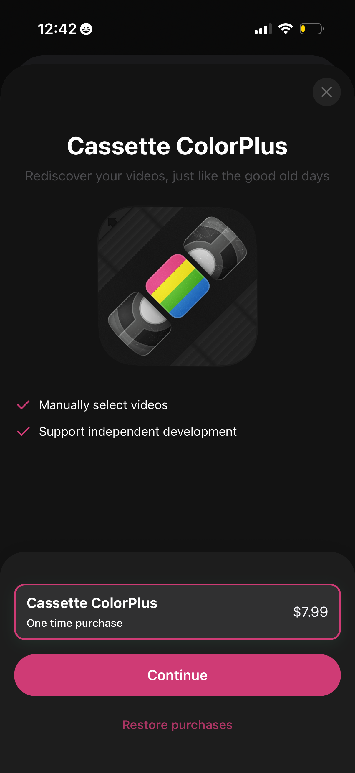 cassette app screenshot 2