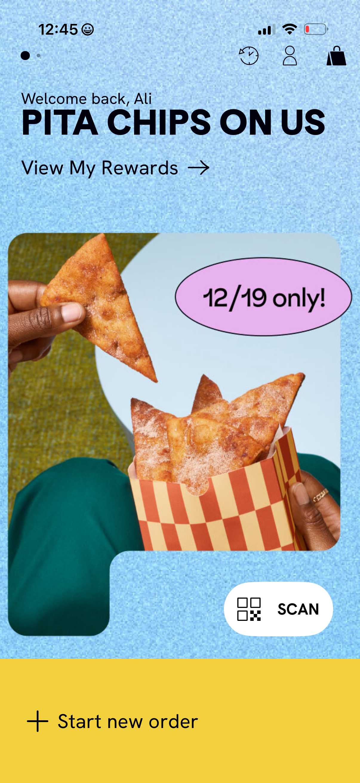 cava view order history