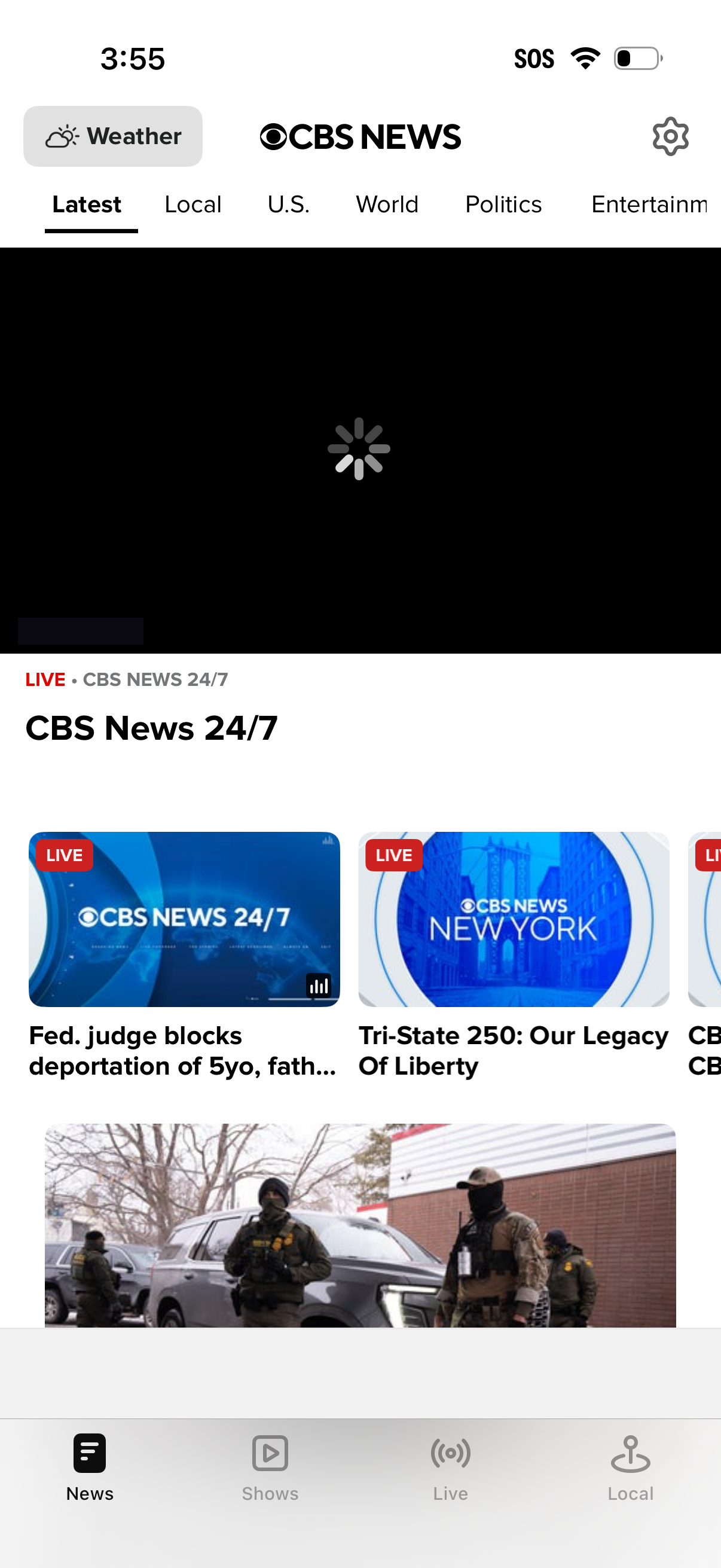cbs-news app screenshot 1