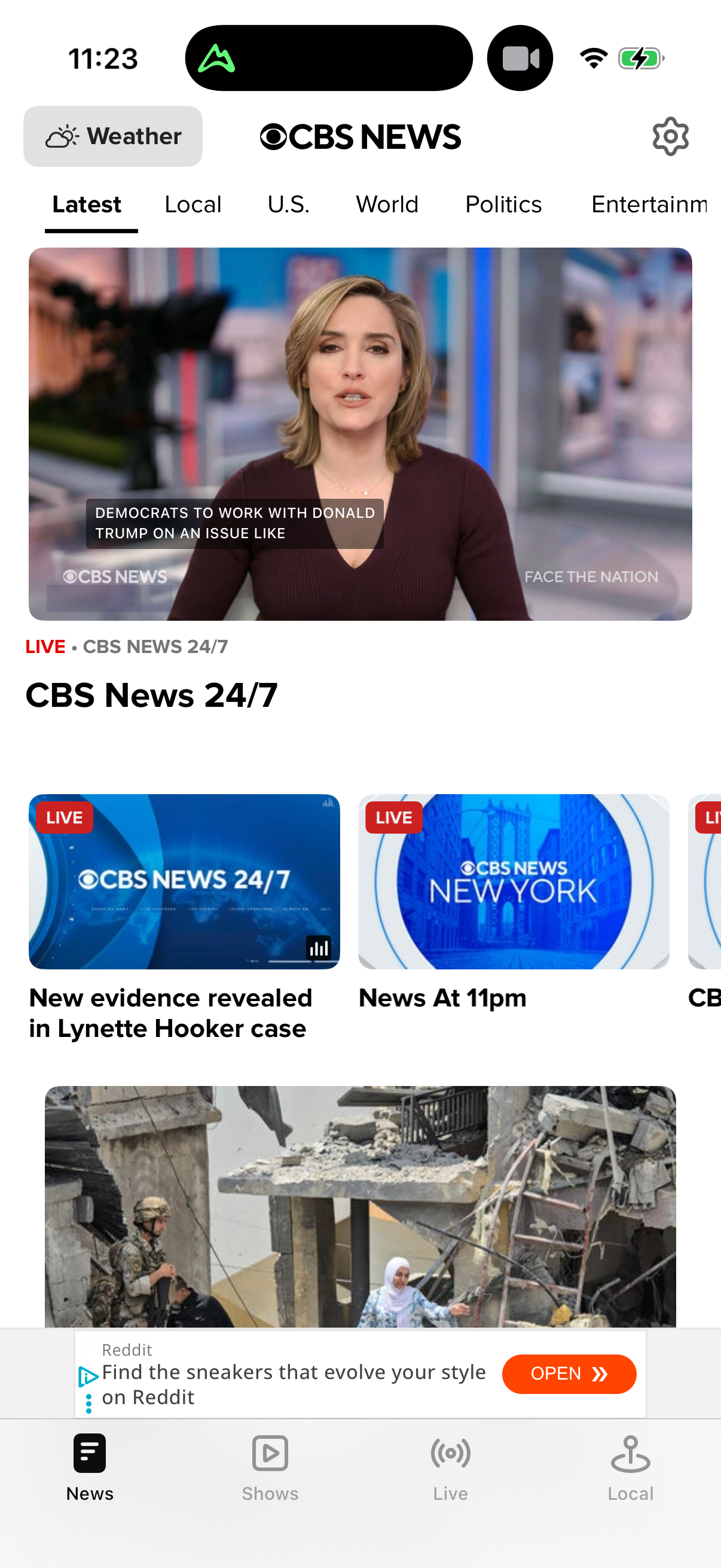 Step 1 of cbs-news Main_tabs