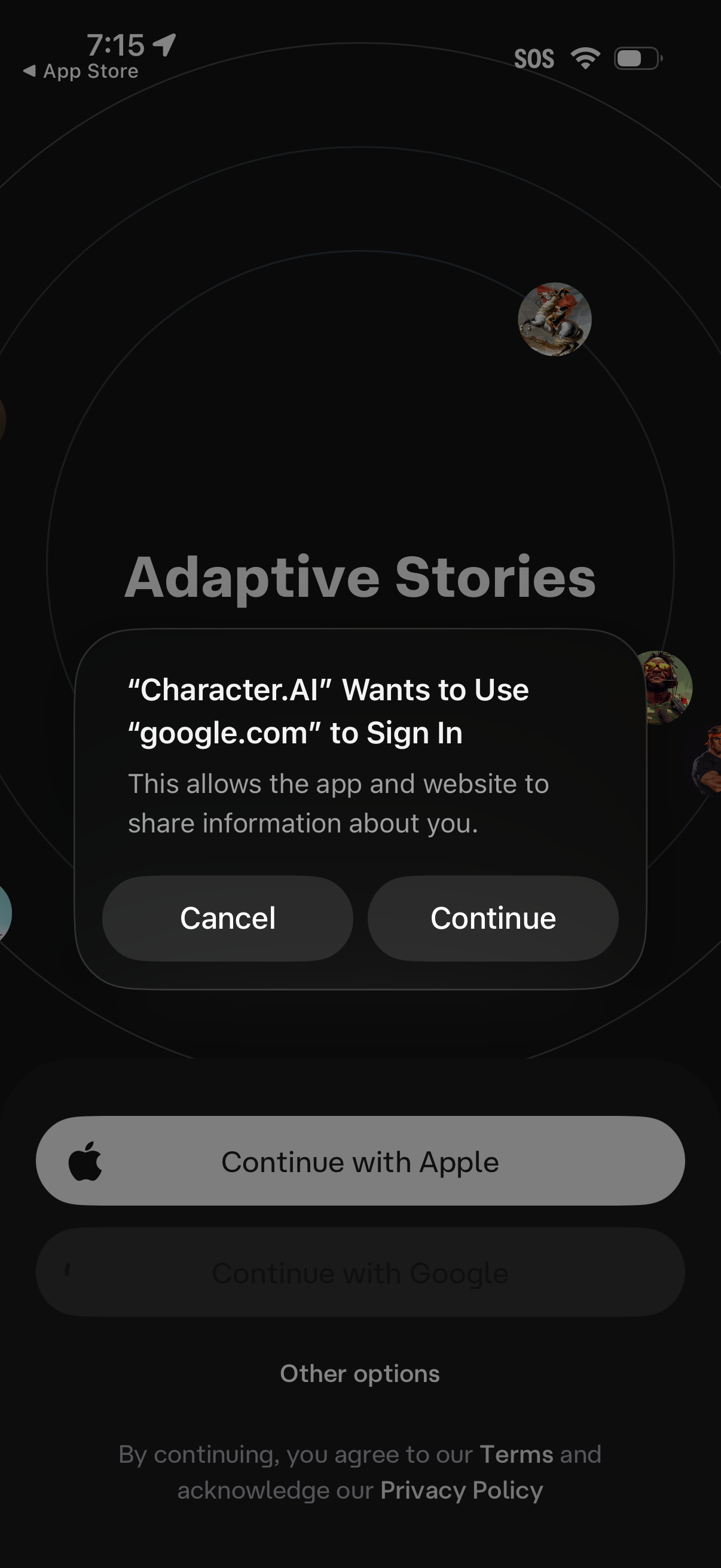 character_AI sign up