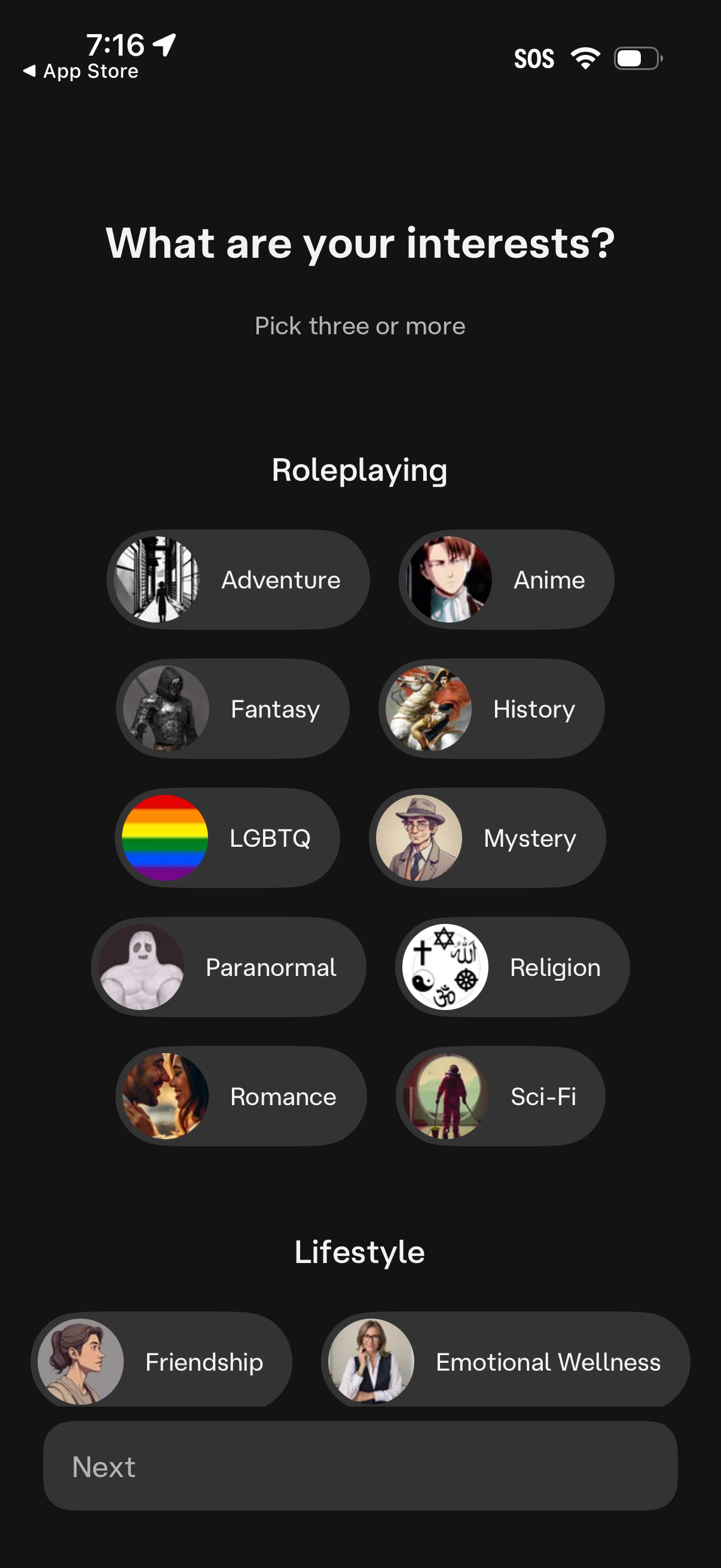 character_AI app screenshot 28