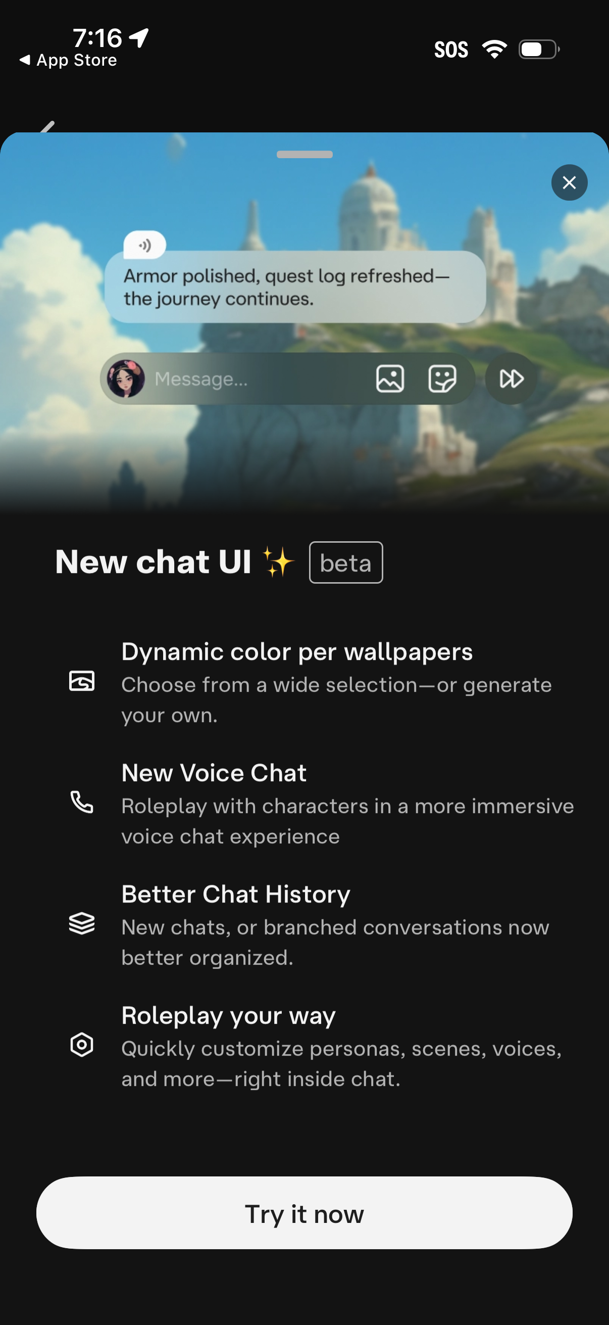 character_AI start chat