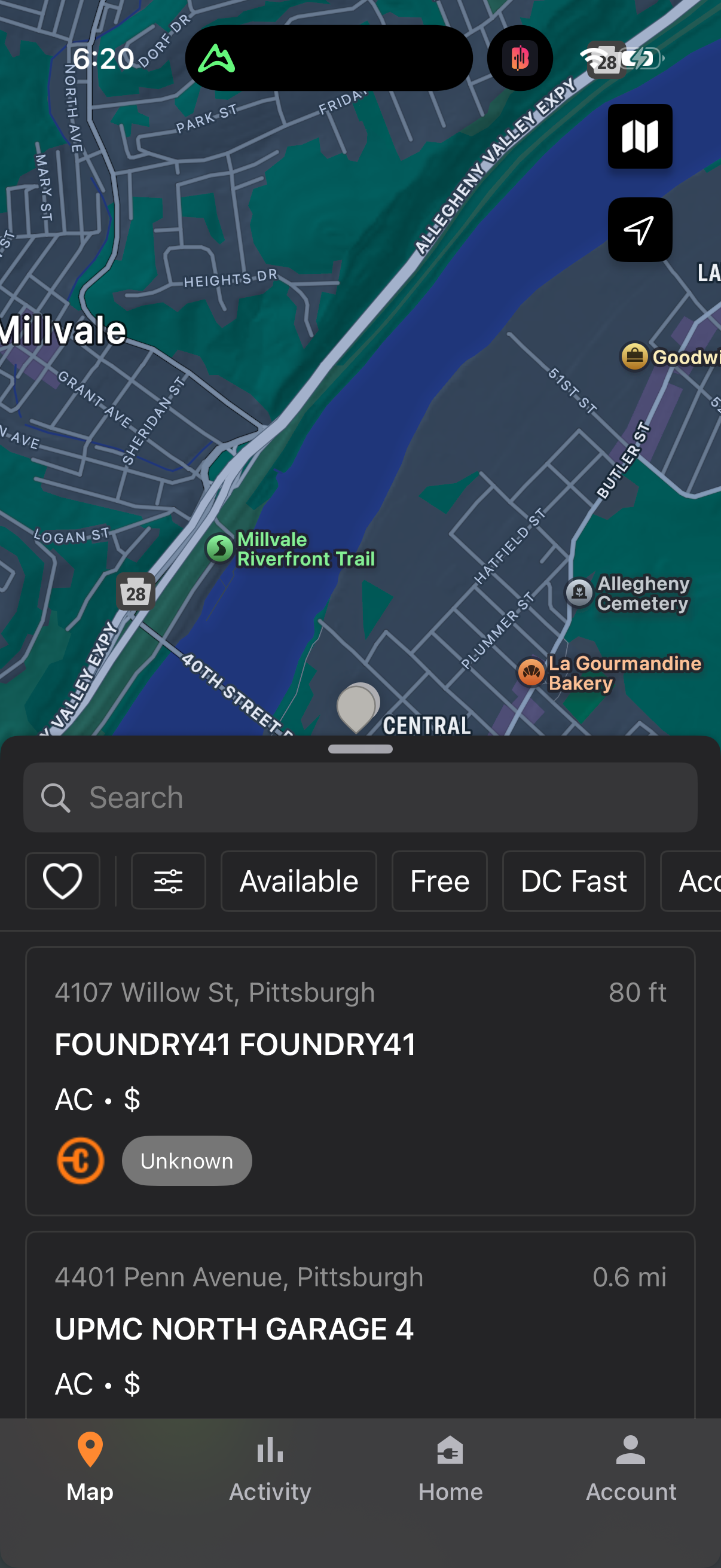 Step 2 of chargepoint Main_tabs