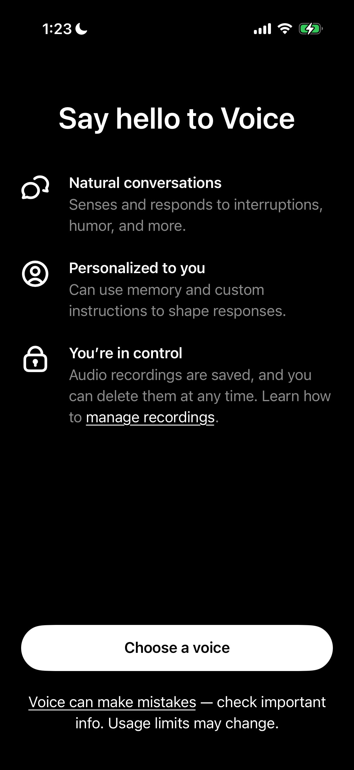chatgpt app screenshot 9