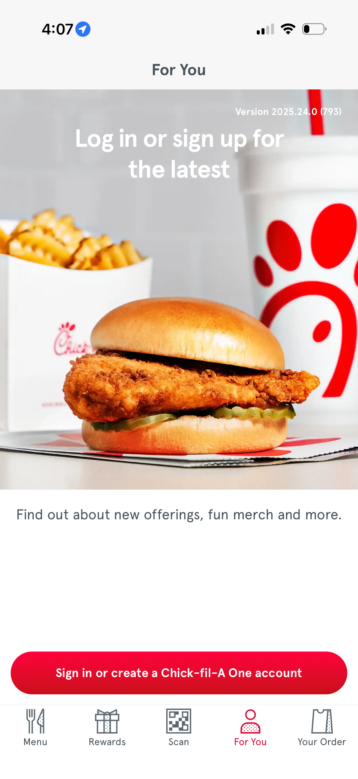 chick-fil-a app screenshot 8