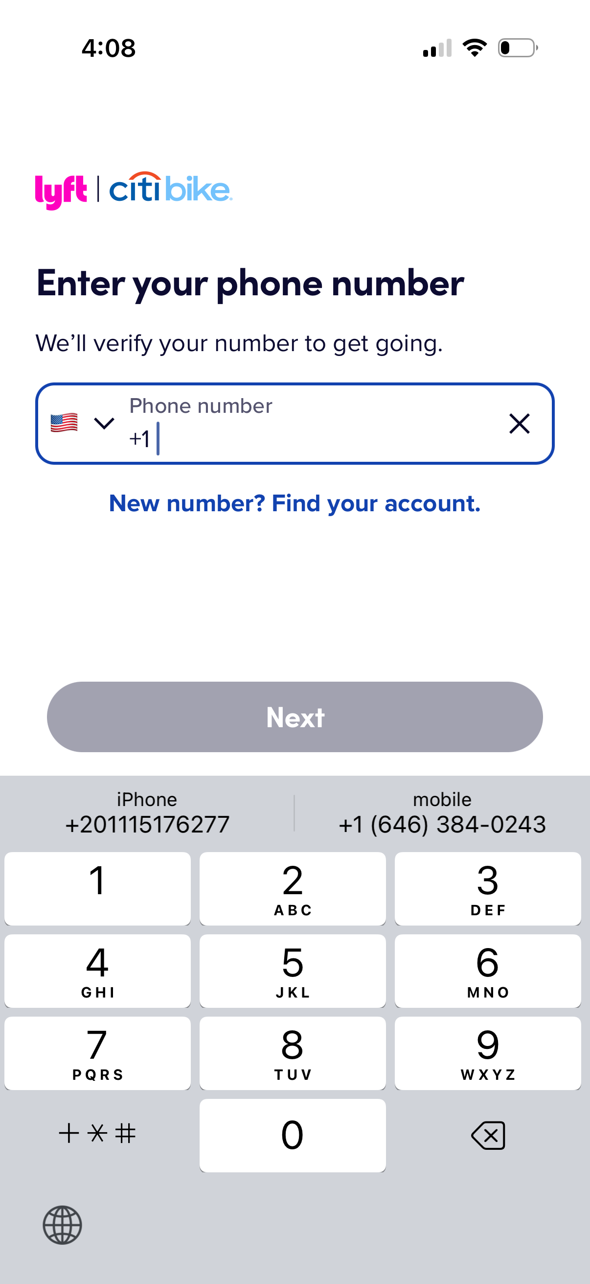 citibike app screenshot 13