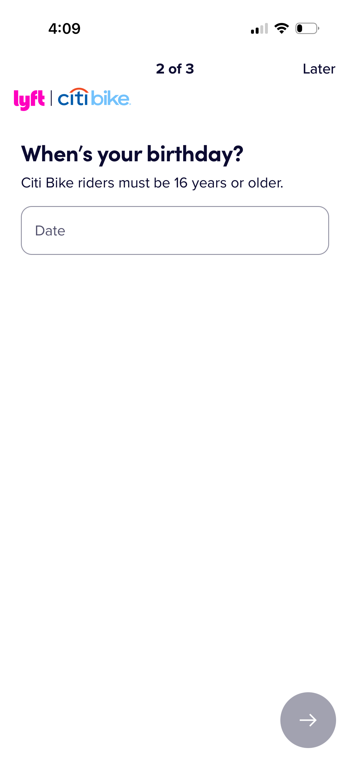citibike app screenshot 7