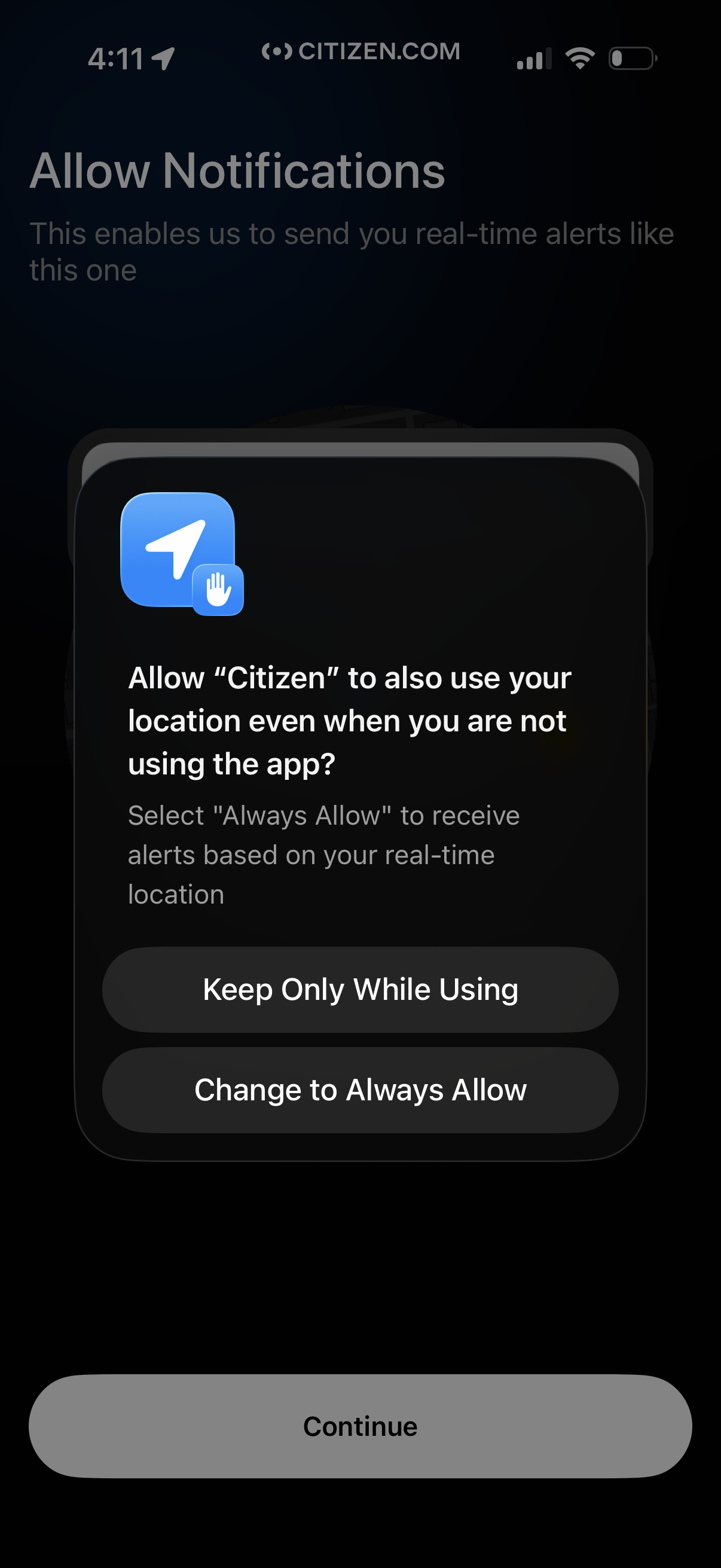 citizen app screenshot 2