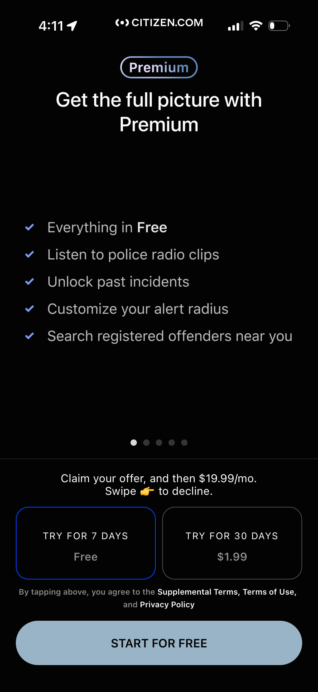 citizen app screenshot 1