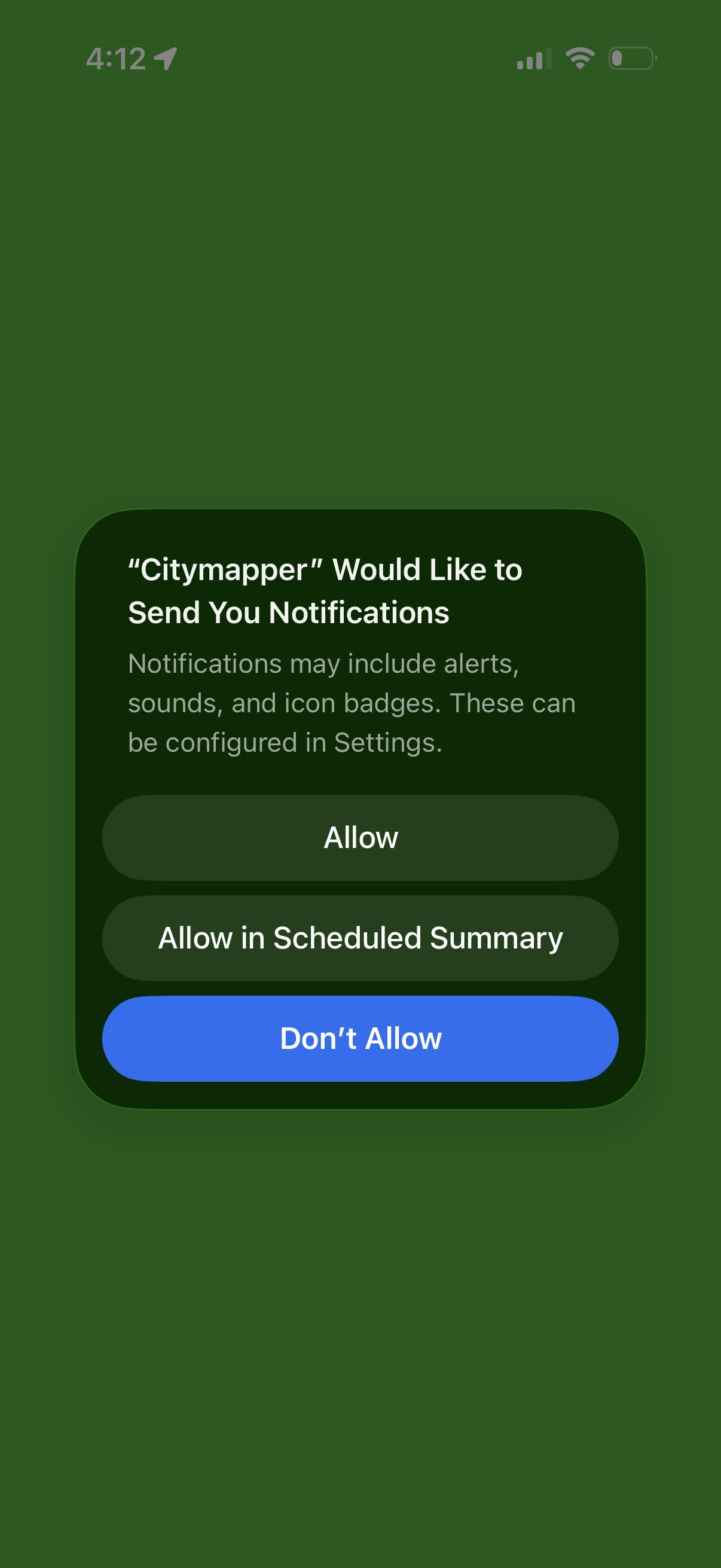 citymapper app screenshot 8
