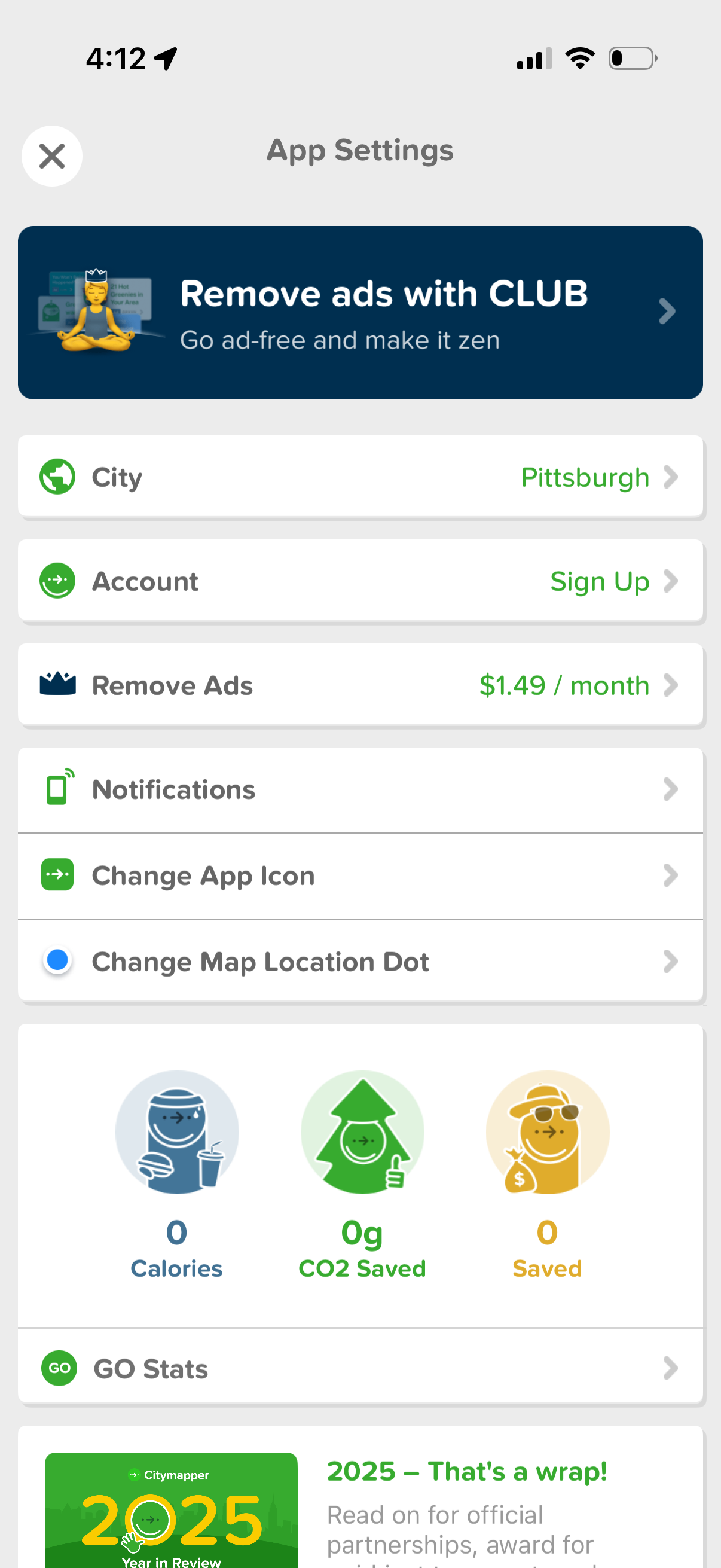 citymapper app screenshot 6