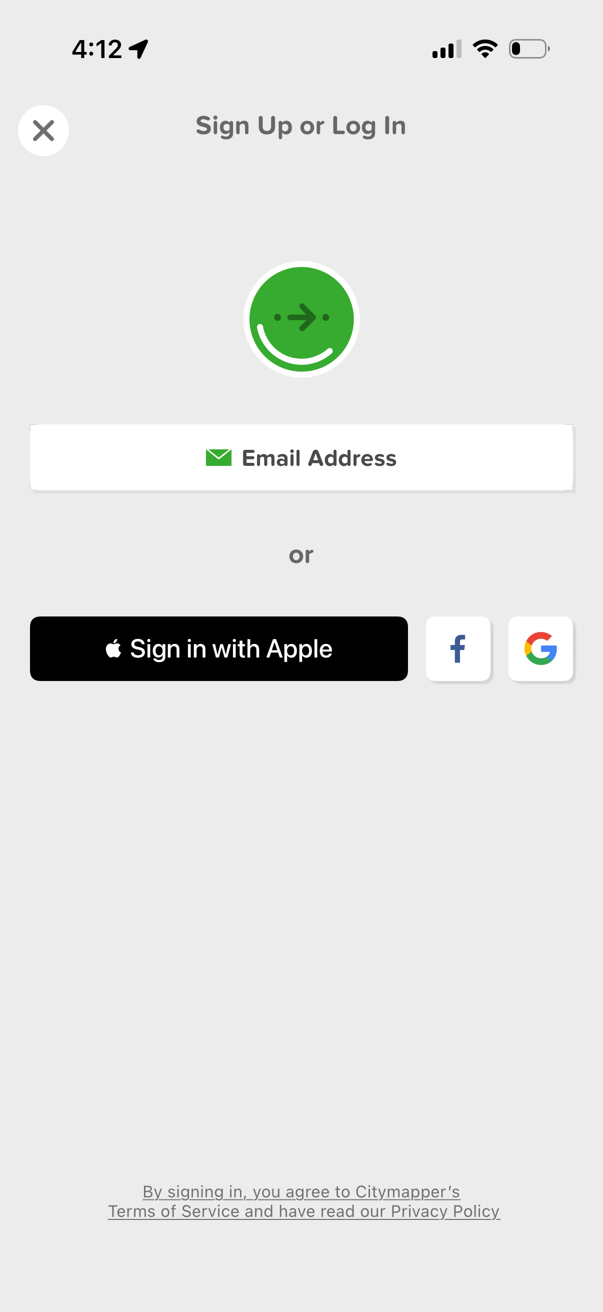 citymapper app screenshot 5