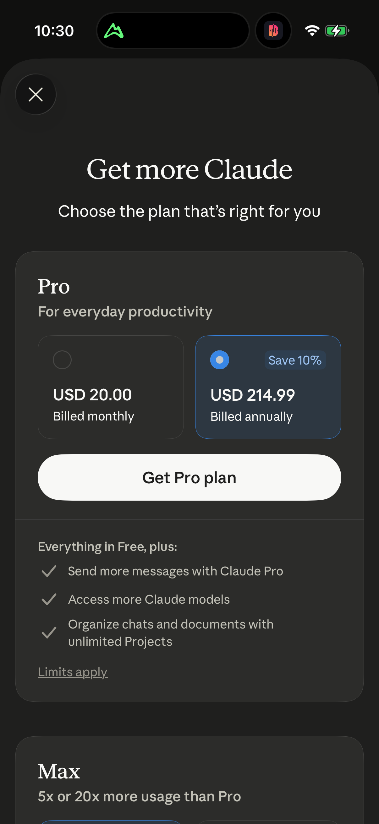 claude app screenshot 3