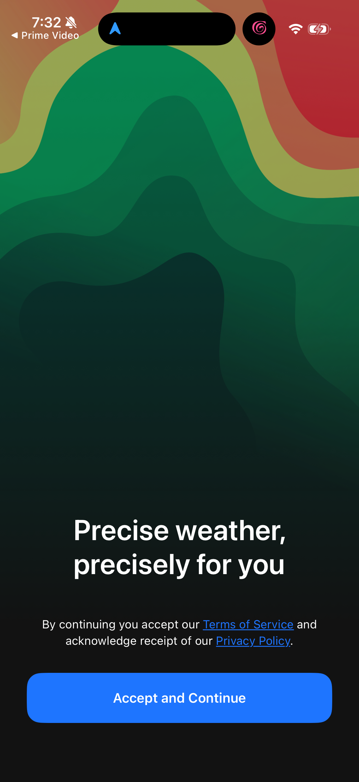 Clime app screenshot 1