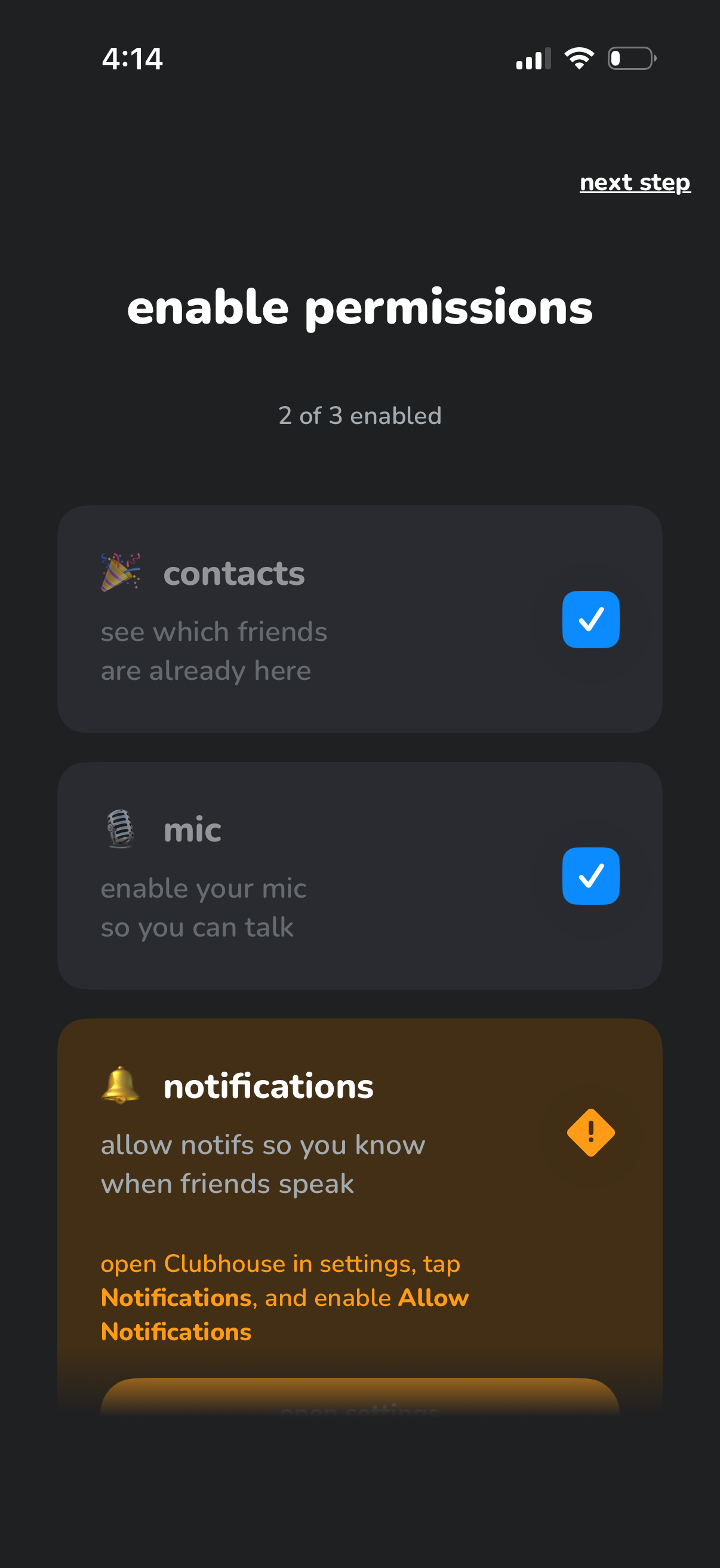clubhouse app screenshot 5