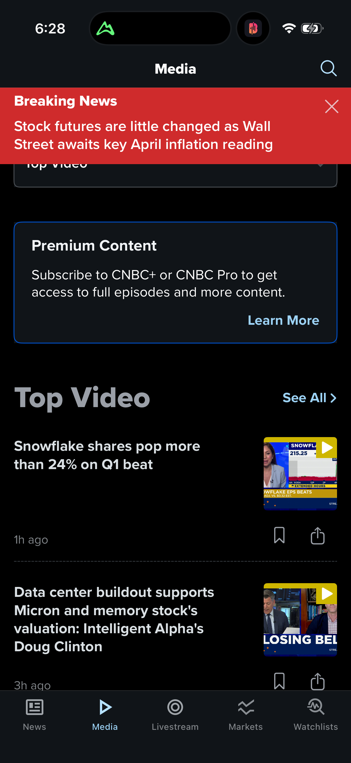 Step 2 of cnbc Main_tabs