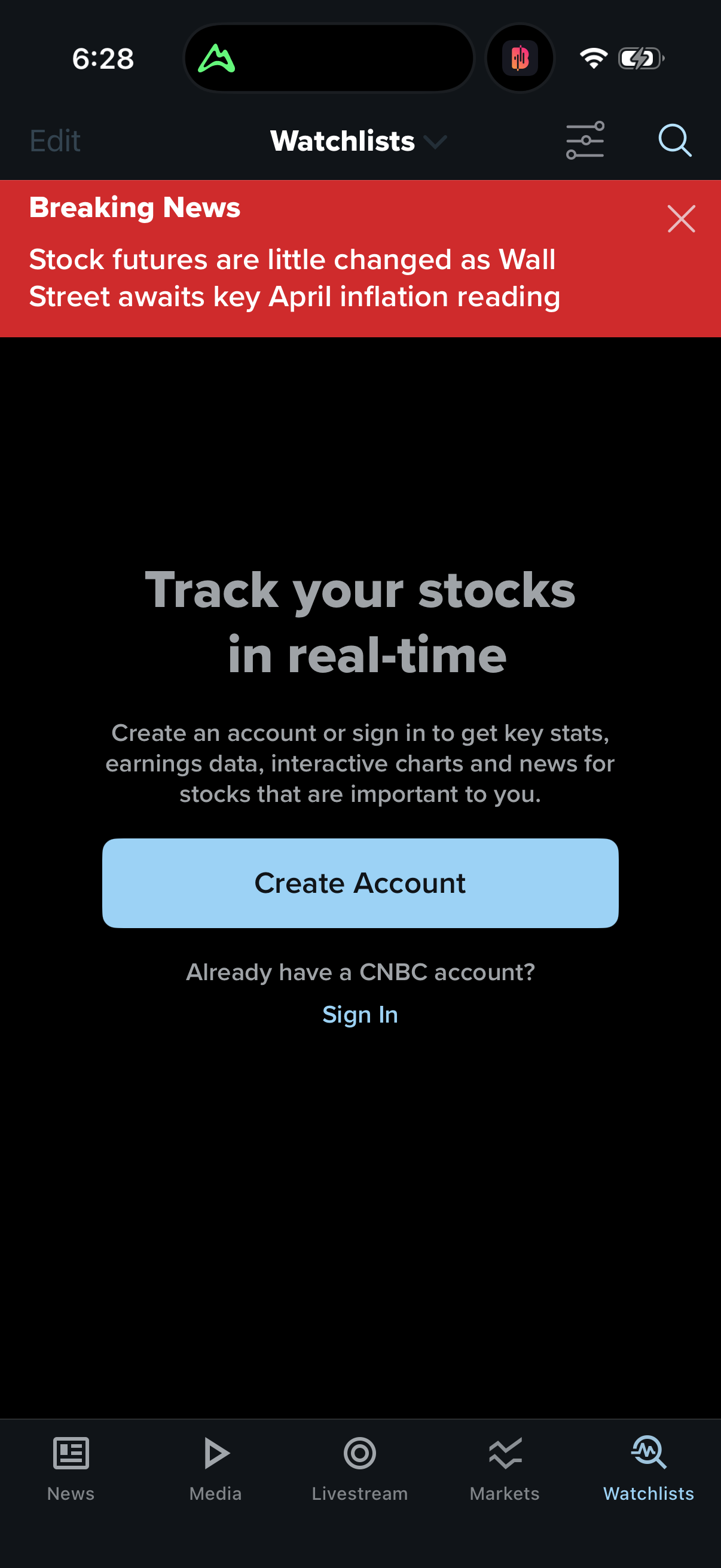 Step 5 of cnbc Main_tabs