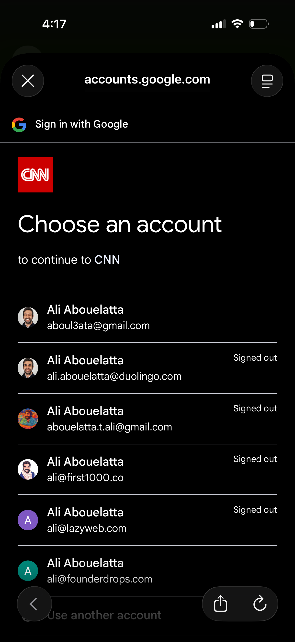 cnn app screenshot 3