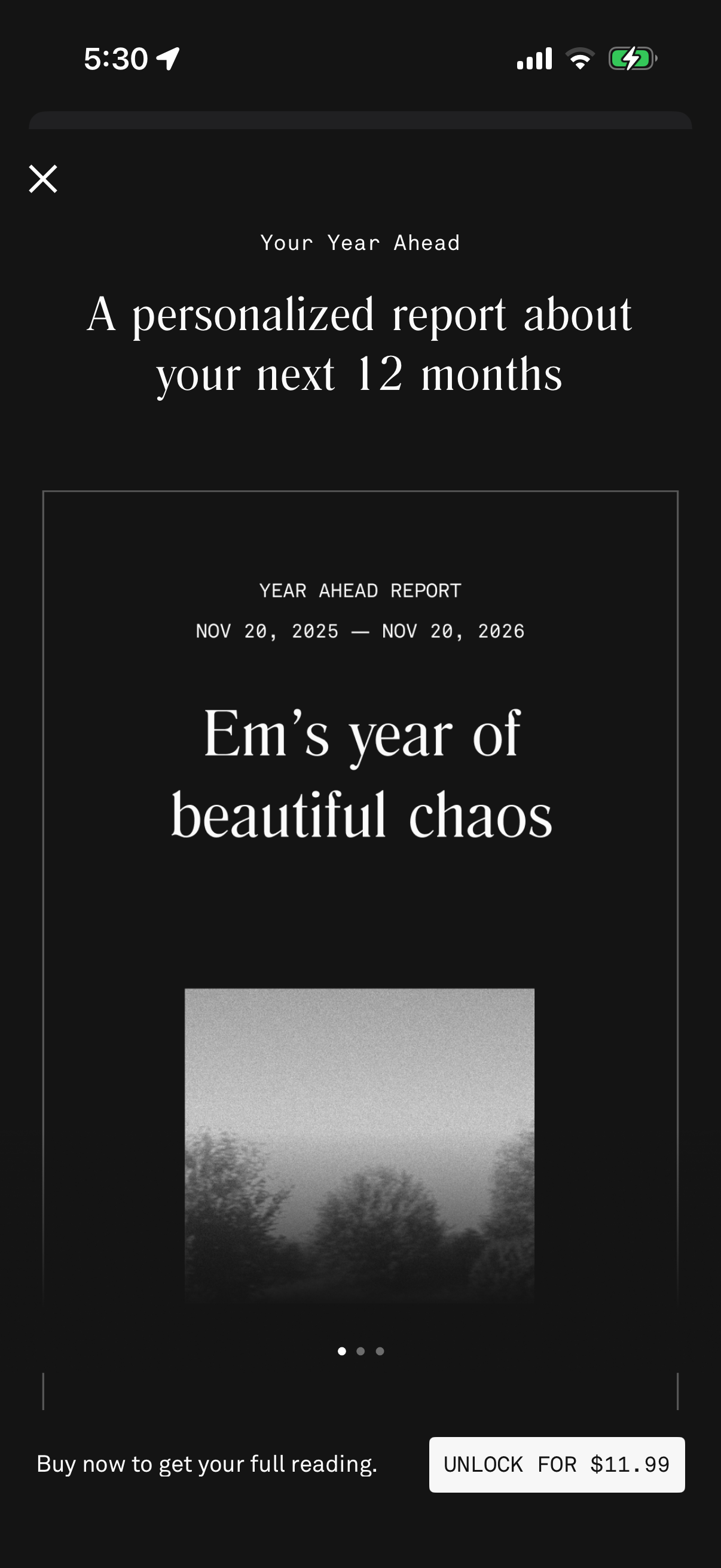 Step 2 of Co Star Shop Consumable Paywall