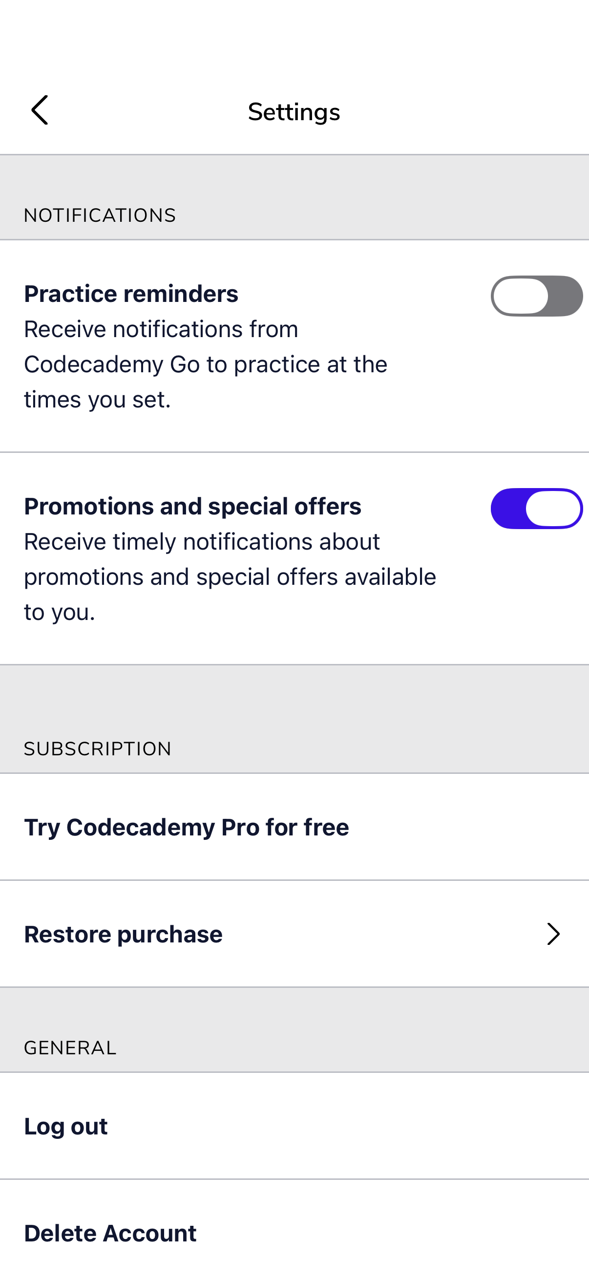 codeacademy-go app screenshot 17