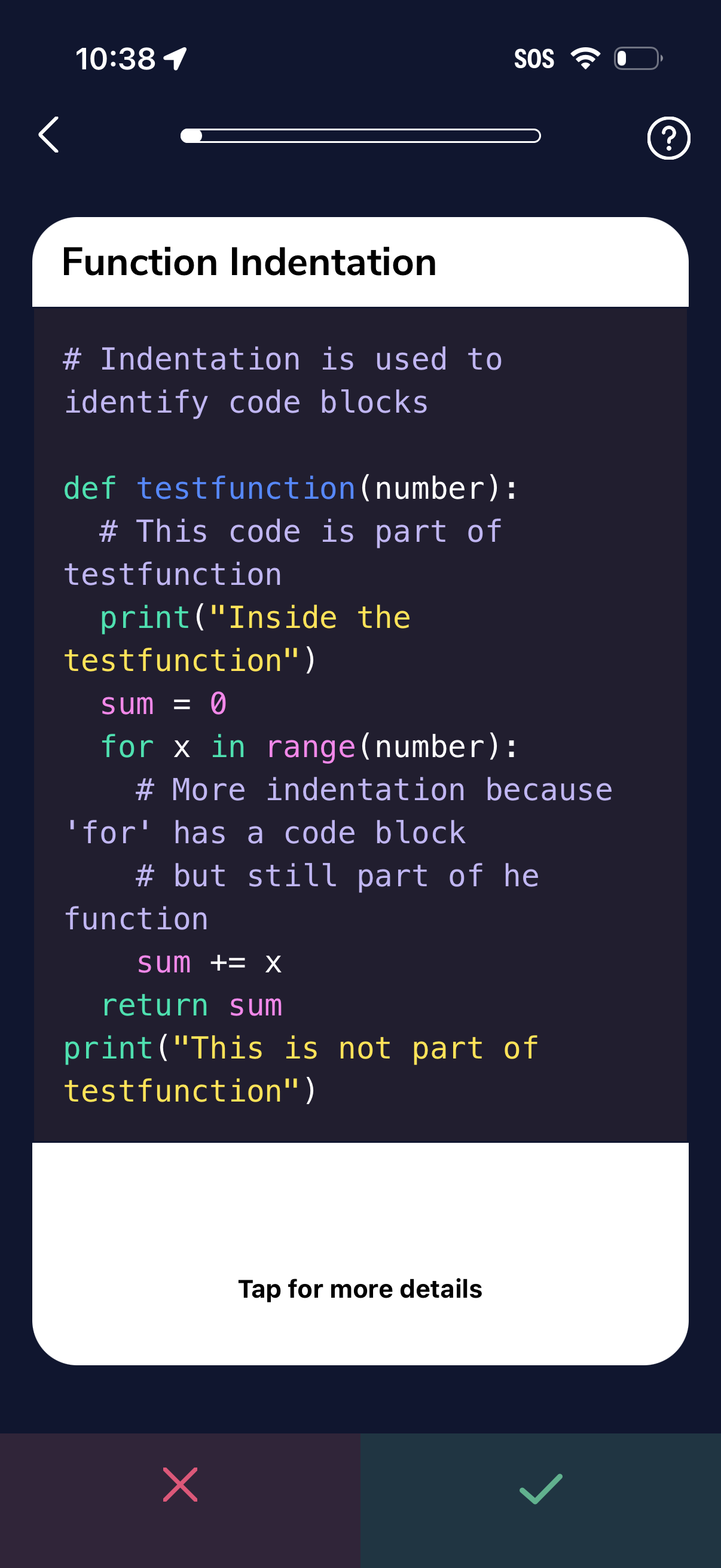 codeacademy-go app screenshot 9