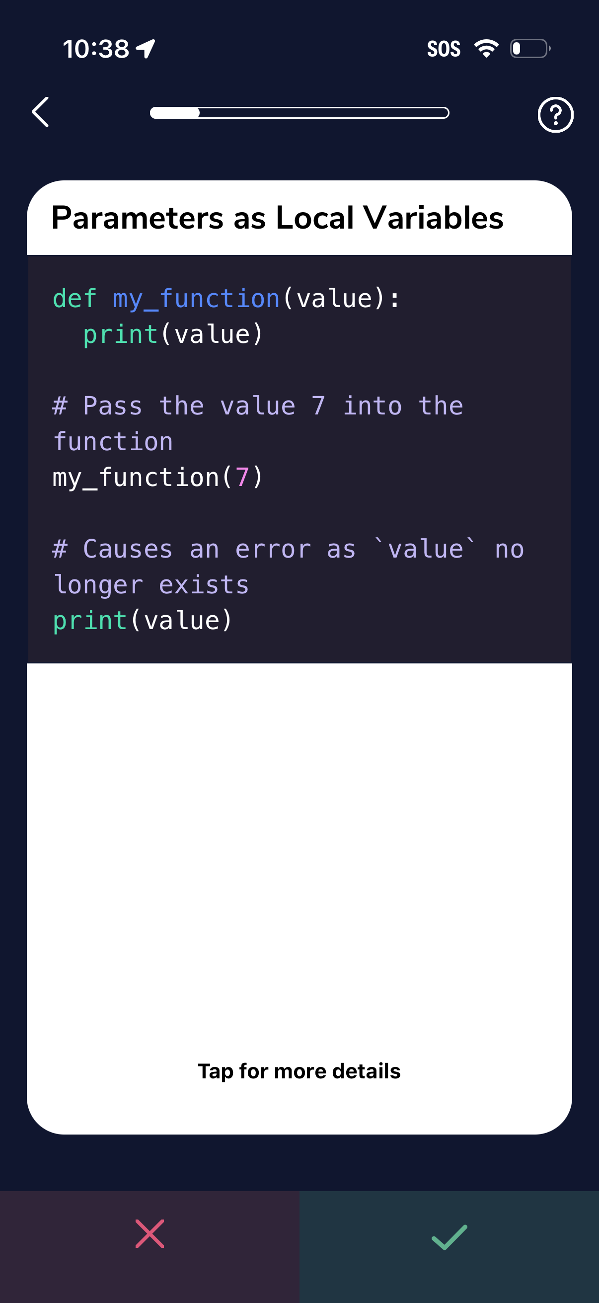 codeacademy-go app screenshot 7