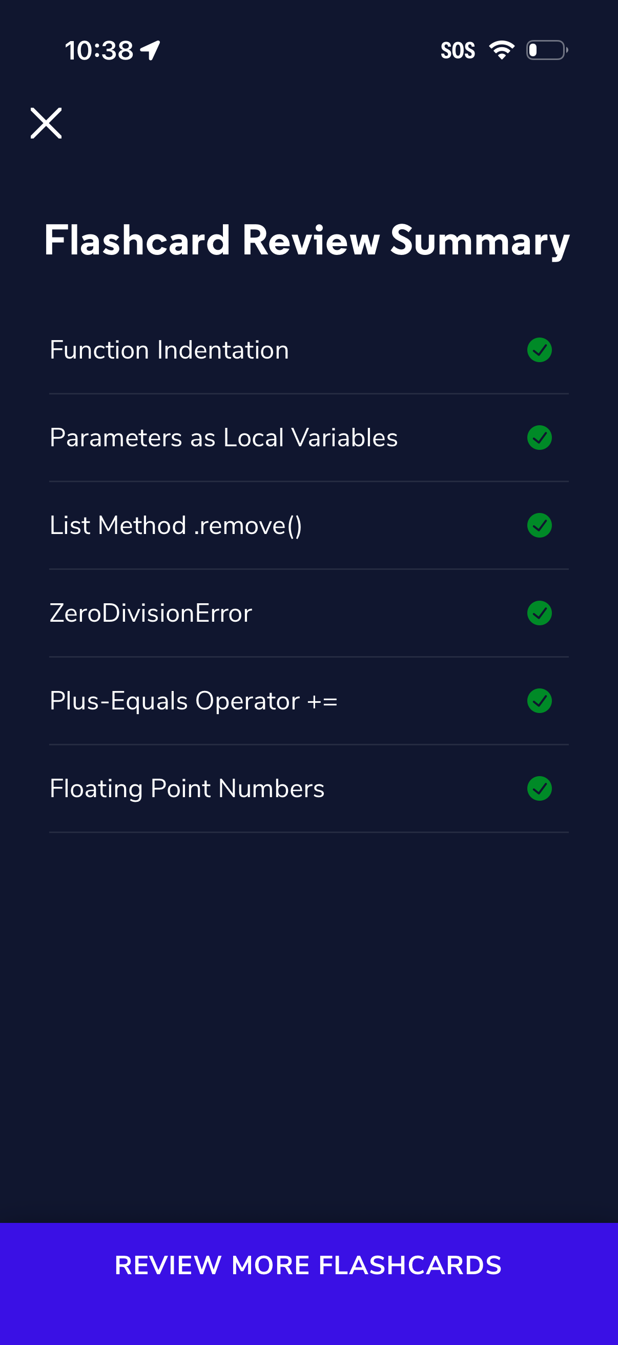 codeacademy-go app screenshot 4